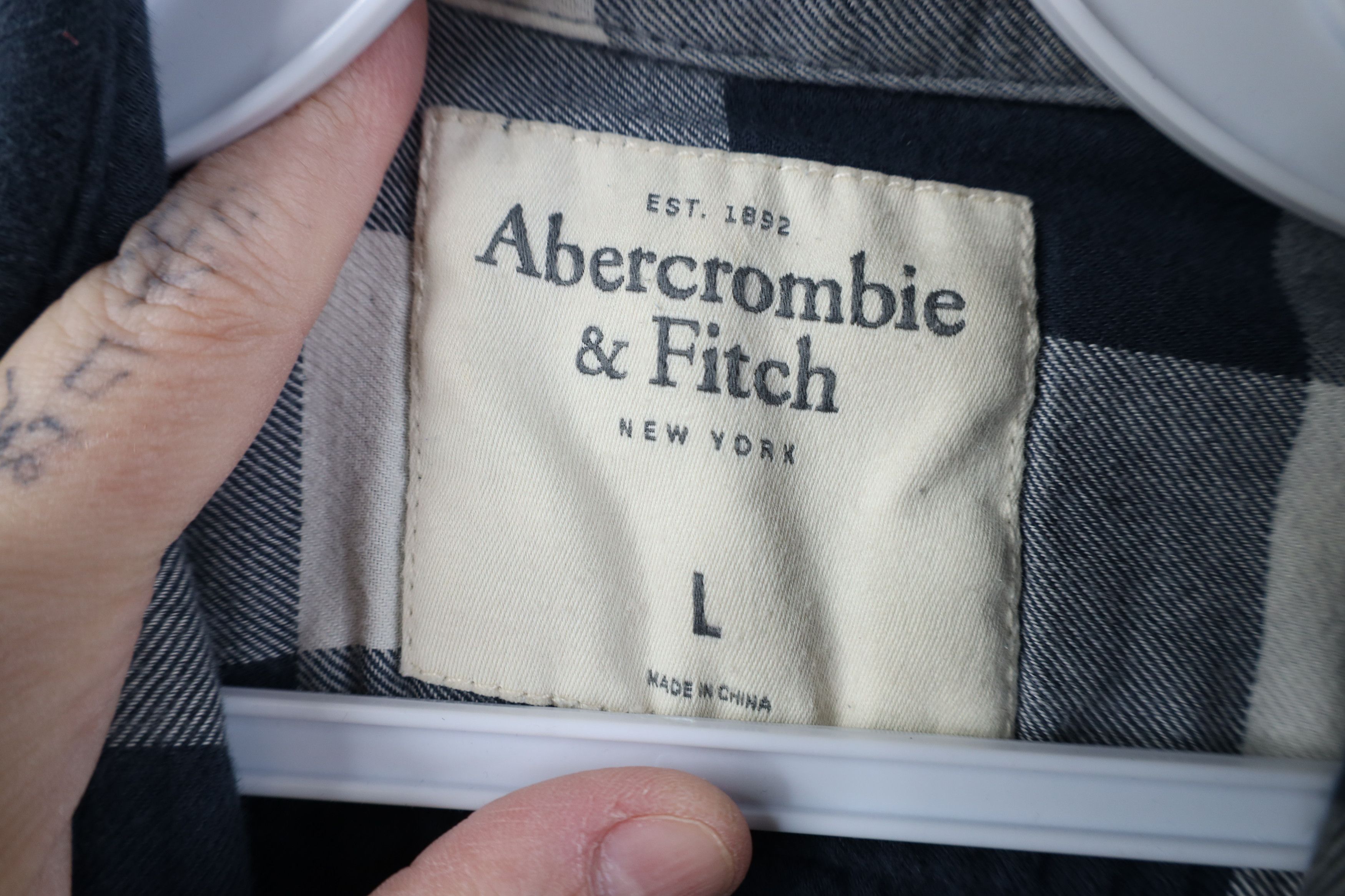 Abercrombie & Fitch Vintage 90s Y2K Abercrombie & Fitch Button Shirt Plaid Size US L / EU 52-54 / 3 - 10 Thumbnail