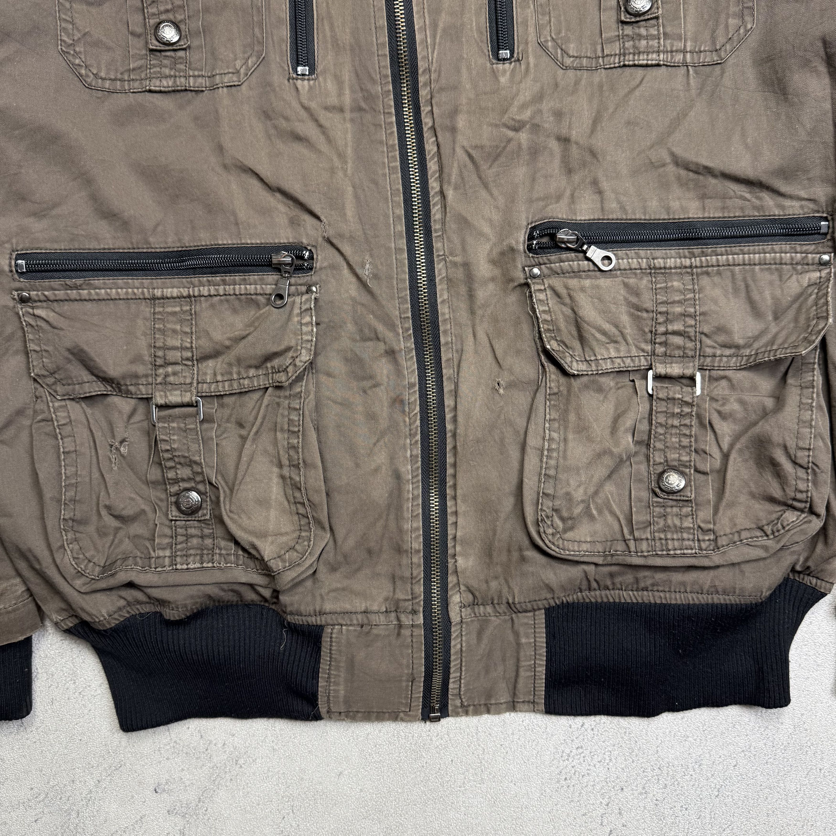 Japanese Brand Bareback Realdress Multi Pocket Tactical Distressed Jacket Size US XL / EU 56 / 4 - 3 Thumbnail