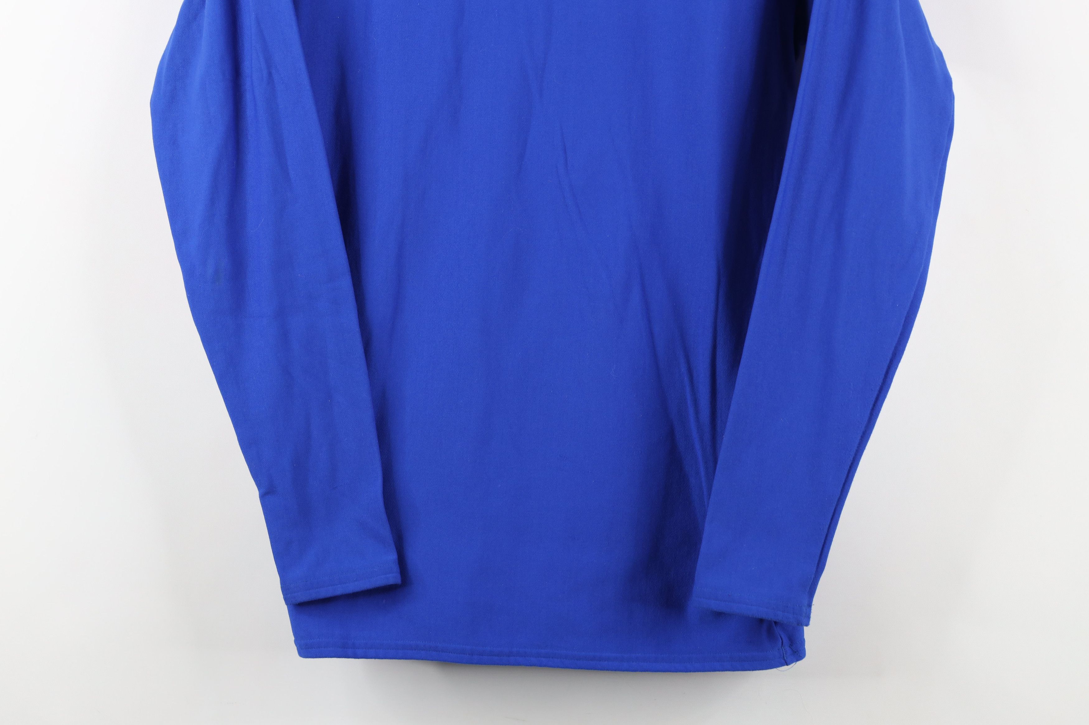Under Armour × Vintage Under Armour Mock Neck Compression Long Sleeve T-Shirt Blue Size US M / EU 48-50 / 2 - 3 Thumbnail