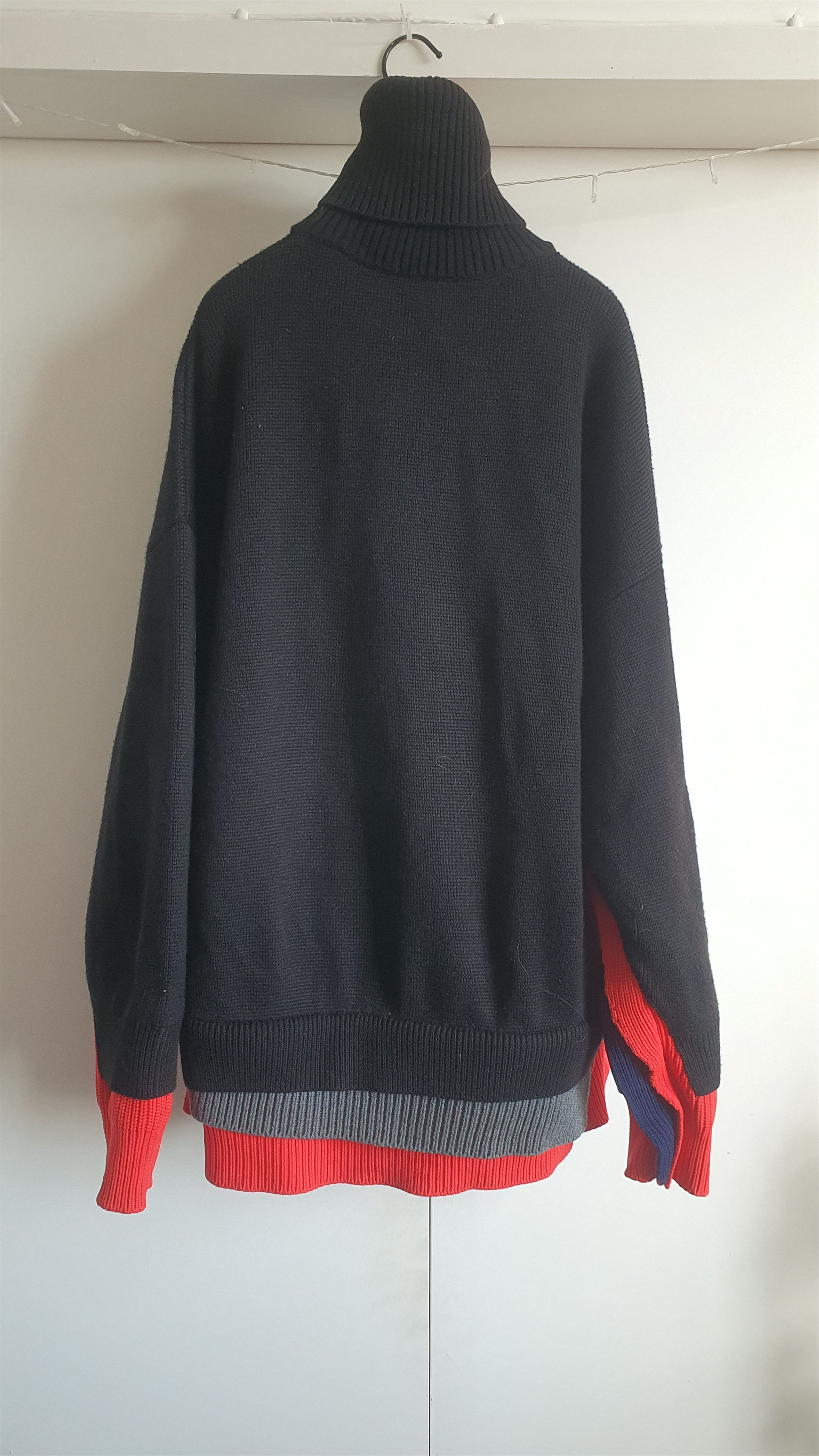 Balenciaga Fw18 4 layer Turtleneck Size US M / EU 48-50 / 2 - 2 Thumbnail