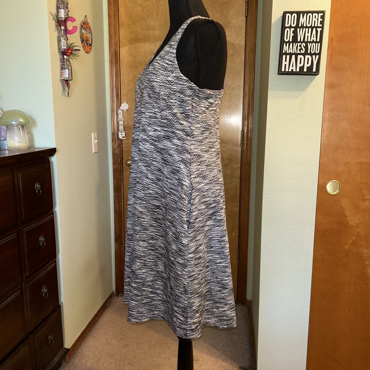 Other MPG gray white lavender racerback built in bra tennis/golf L Size L / US 10 / IT 46 - 4 Thumbnail