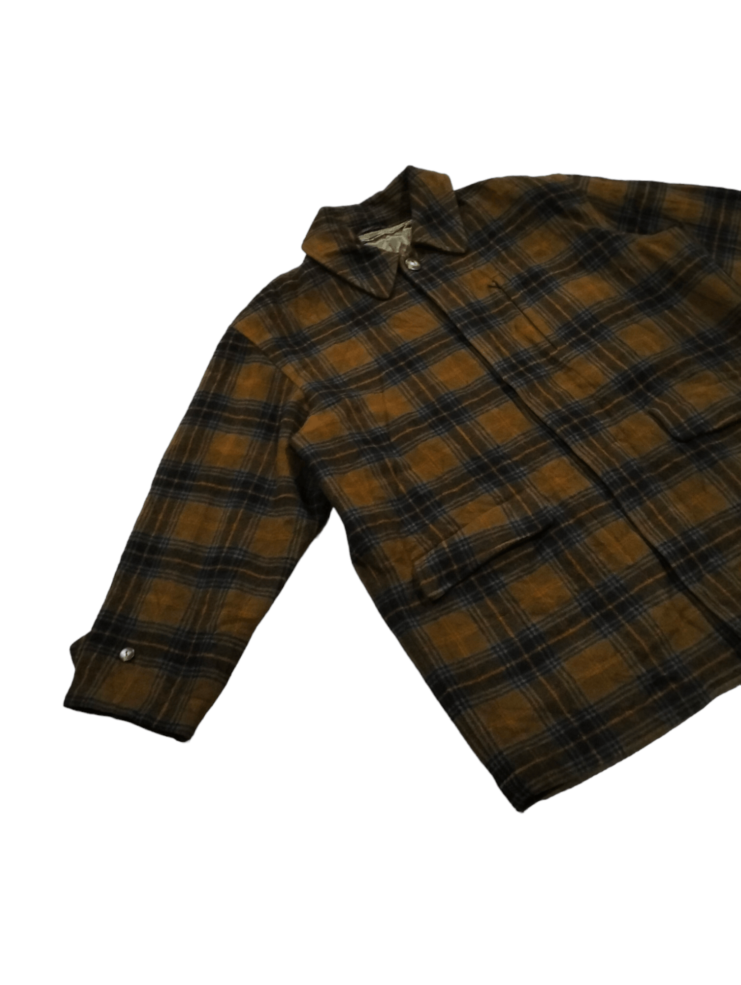 Calvin Klein Calvin Klein Sport Tartan Wool Over Coat Jacket Size US M / EU 48-50 / 2 - 4 Thumbnail