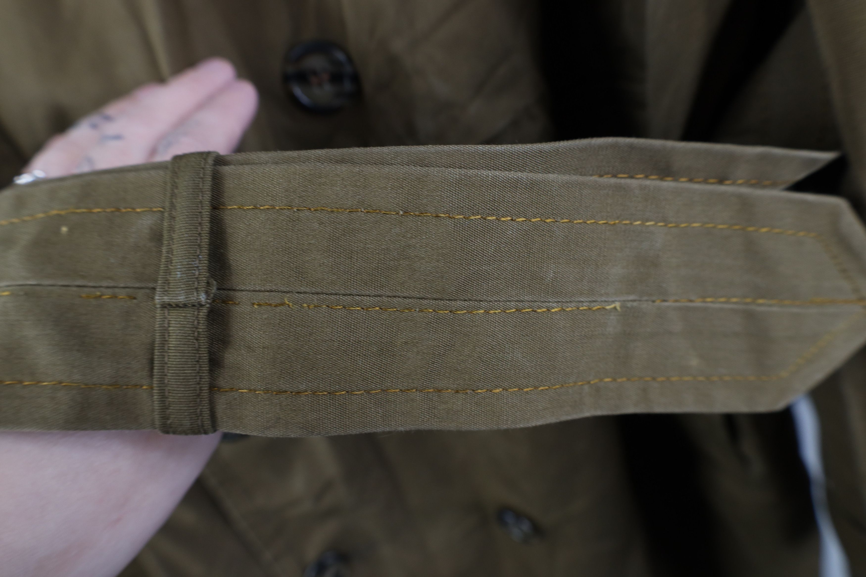 Vintage Vintage 70s Streetwear Cloth Belted Trench Coat Jacket Size US XL / EU 56 / 4 - 6 Thumbnail