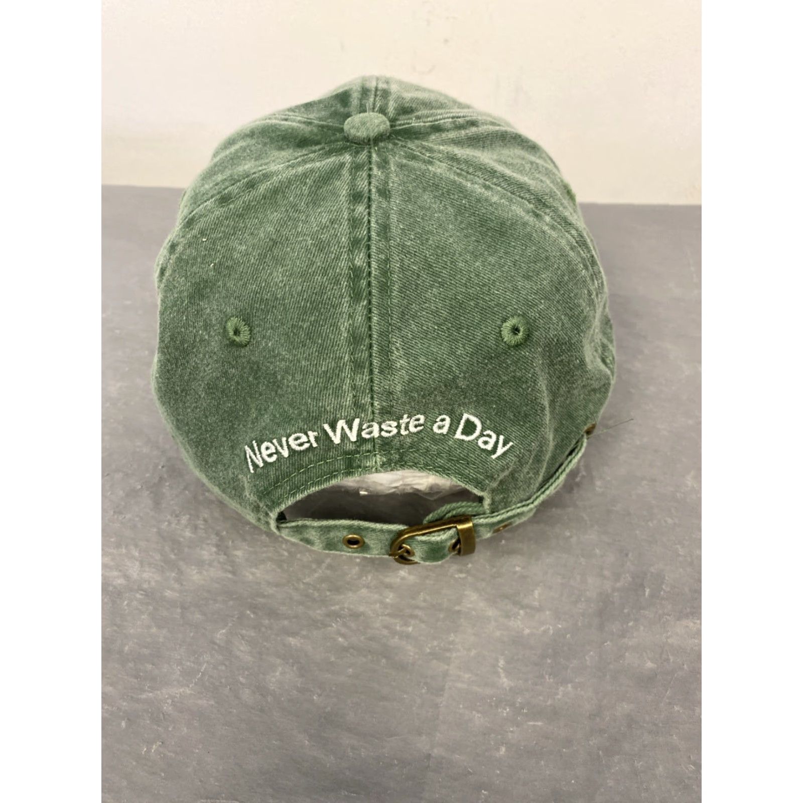 Vintage AG1 Strapback Hat One Size Green Adjustable Baseball Cap Casual Mens Size ONE SIZE - 5 Thumbnail