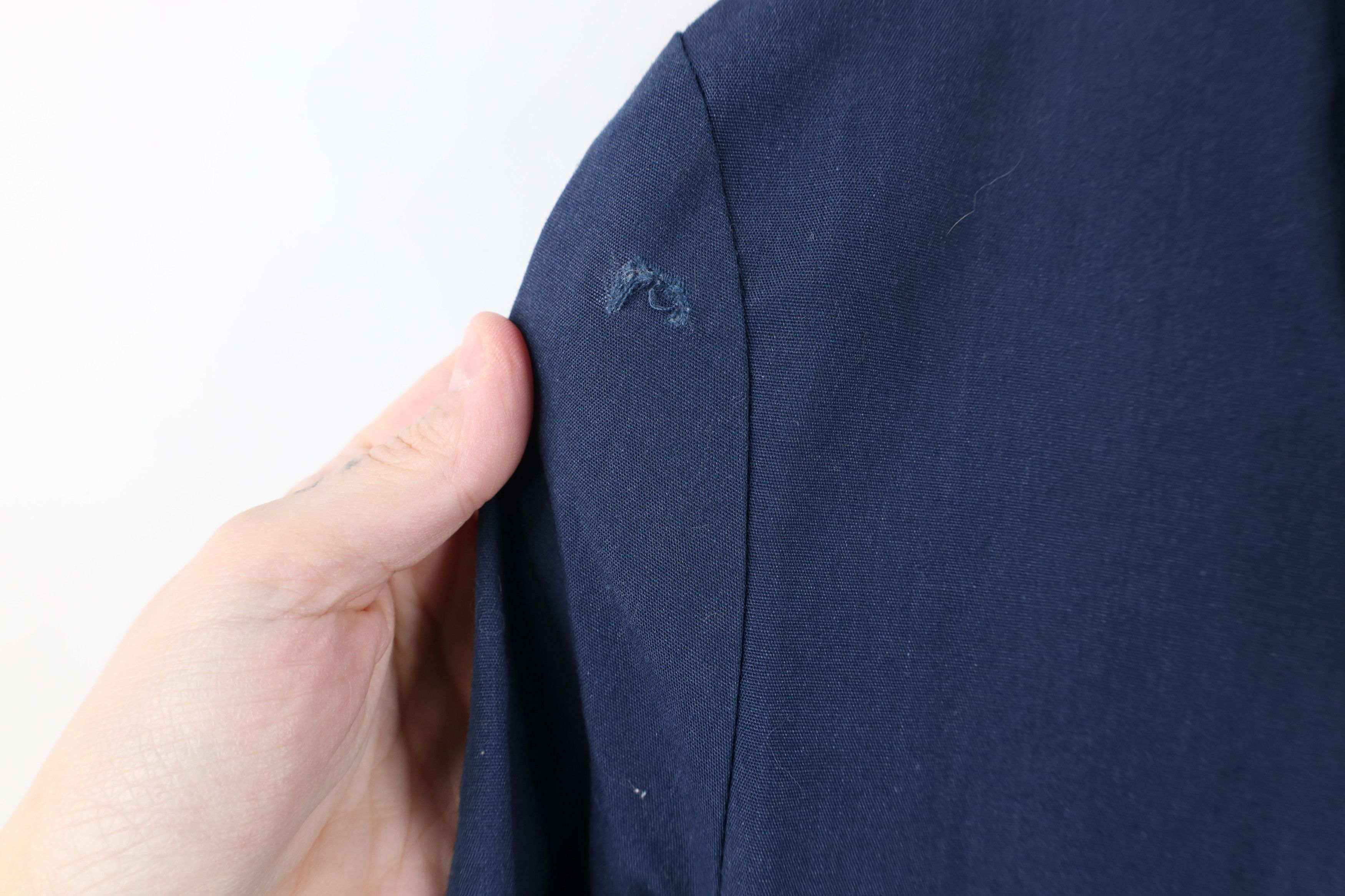 Vintage Vintage 70s Streetwear Mechanic Lab Coat Jacket Blue USA Size US XL / EU 56 / 4 - 5 Thumbnail