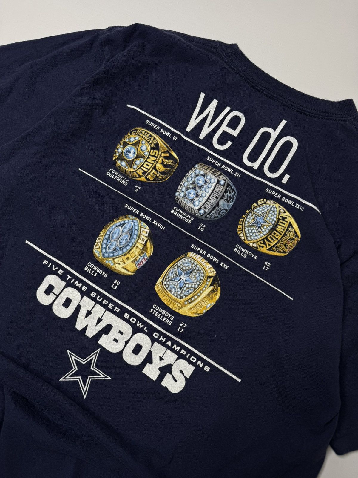 NFL Vintage Dallas Cowboys NFL got five tee championship sport Size US M / EU 48-50 / 2 - 2 Thumbnail
