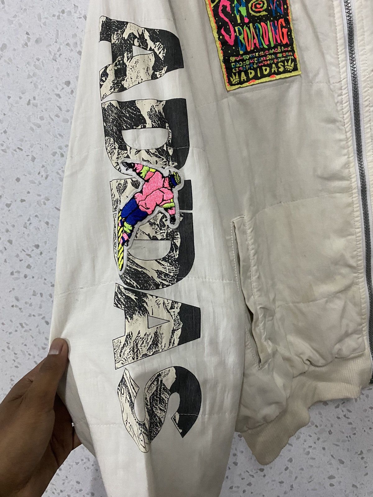 Adidas × Vintage Vintage 90s Adidas Snowboard Big Logo Jacket Size US L / EU 52-54 / 3 - 6 Thumbnail