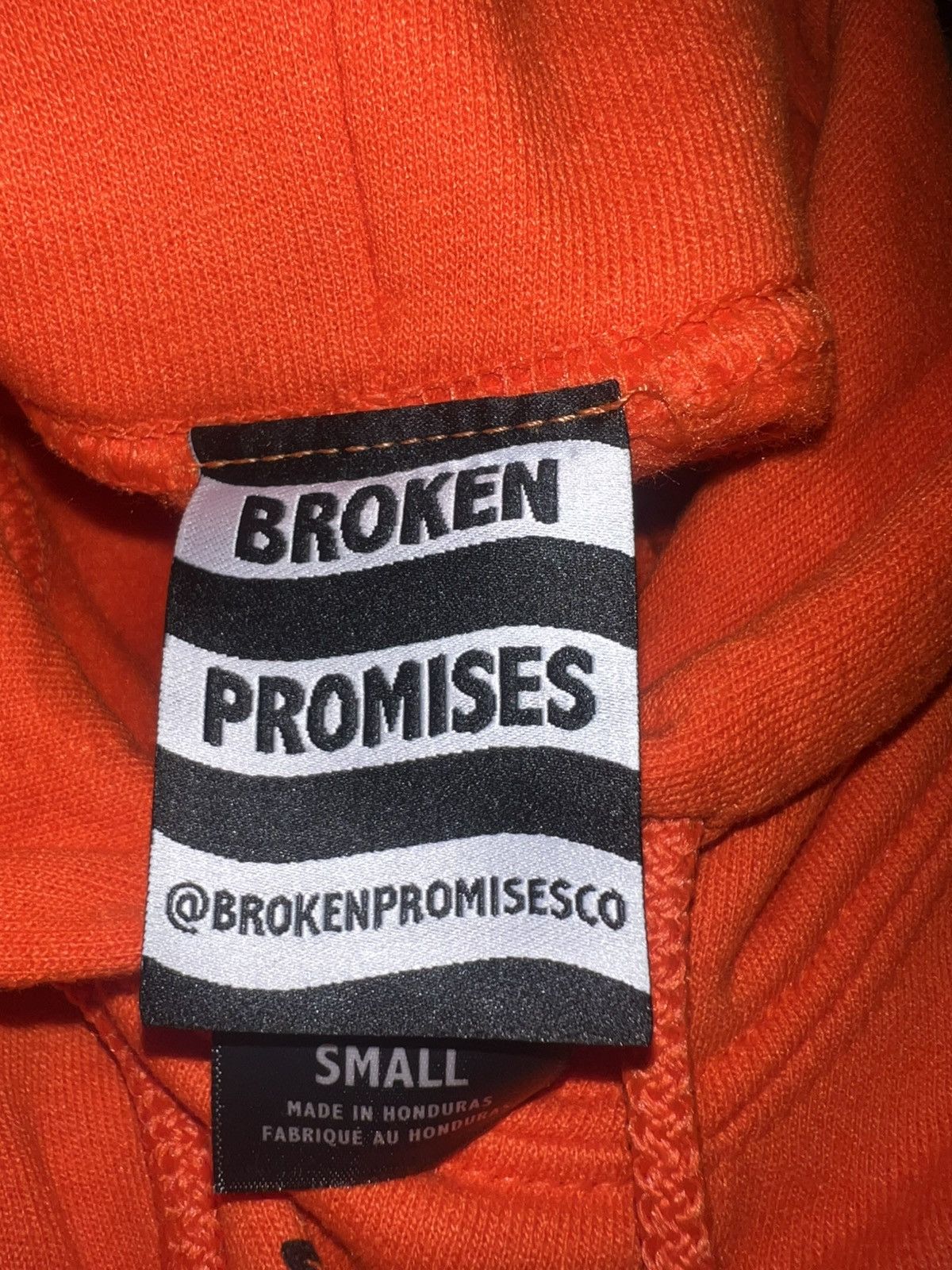 Broken Promises Co. NWOT Broken Promises Orange Hoodie small men’s graphic Size US S / EU 44-46 / 1 - 6 Thumbnail