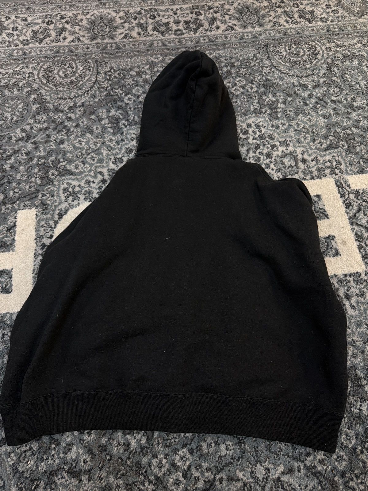 Saint Michael Saint Michael ribbon hooded sweatshirt black white Size US M / EU 48-50 / 2 - 2 Thumbnail