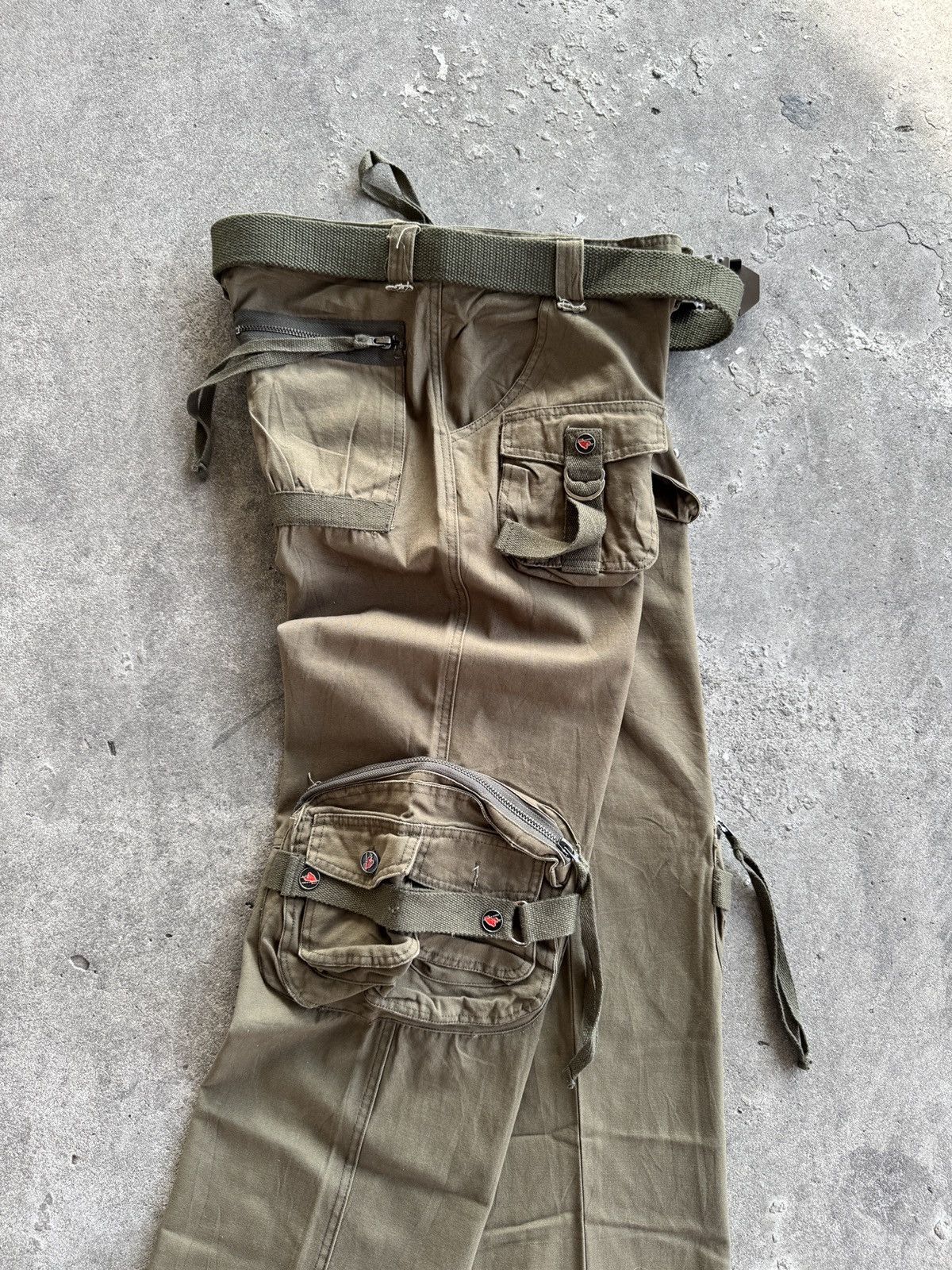 Other Japanese Free Knight Cargo Pants GOA Style Size US 29 - 6 Thumbnail