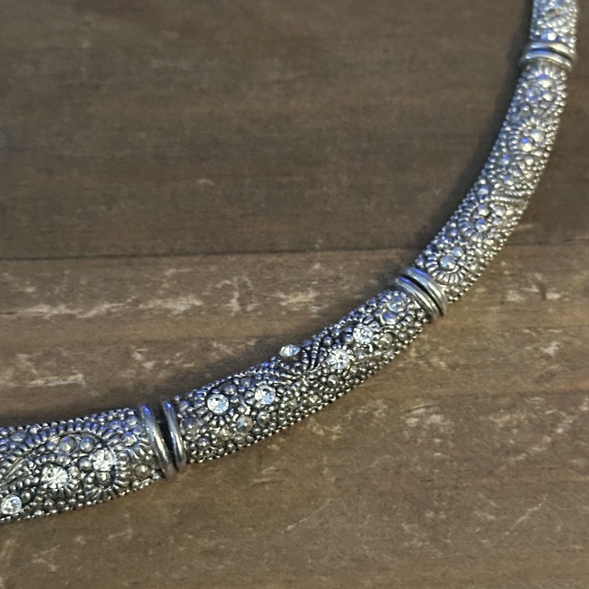 Other Premier Designs silver rhinestone accent collar necklace Size ONE SIZE - 5 Thumbnail