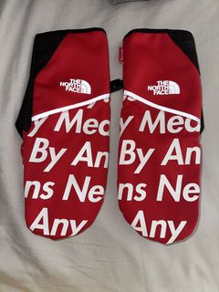 2015 Supreme The North Face By Any Means Necessary BAMN Nuptse Red Size  Large