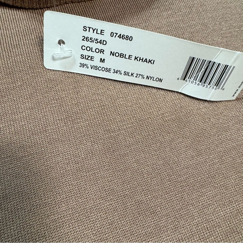 Other NWT New August Silk Silk Blend Beige Turtleneck Sweater Siz Size M / US 6-8 / IT 42-44 - 8 Thumbnail
