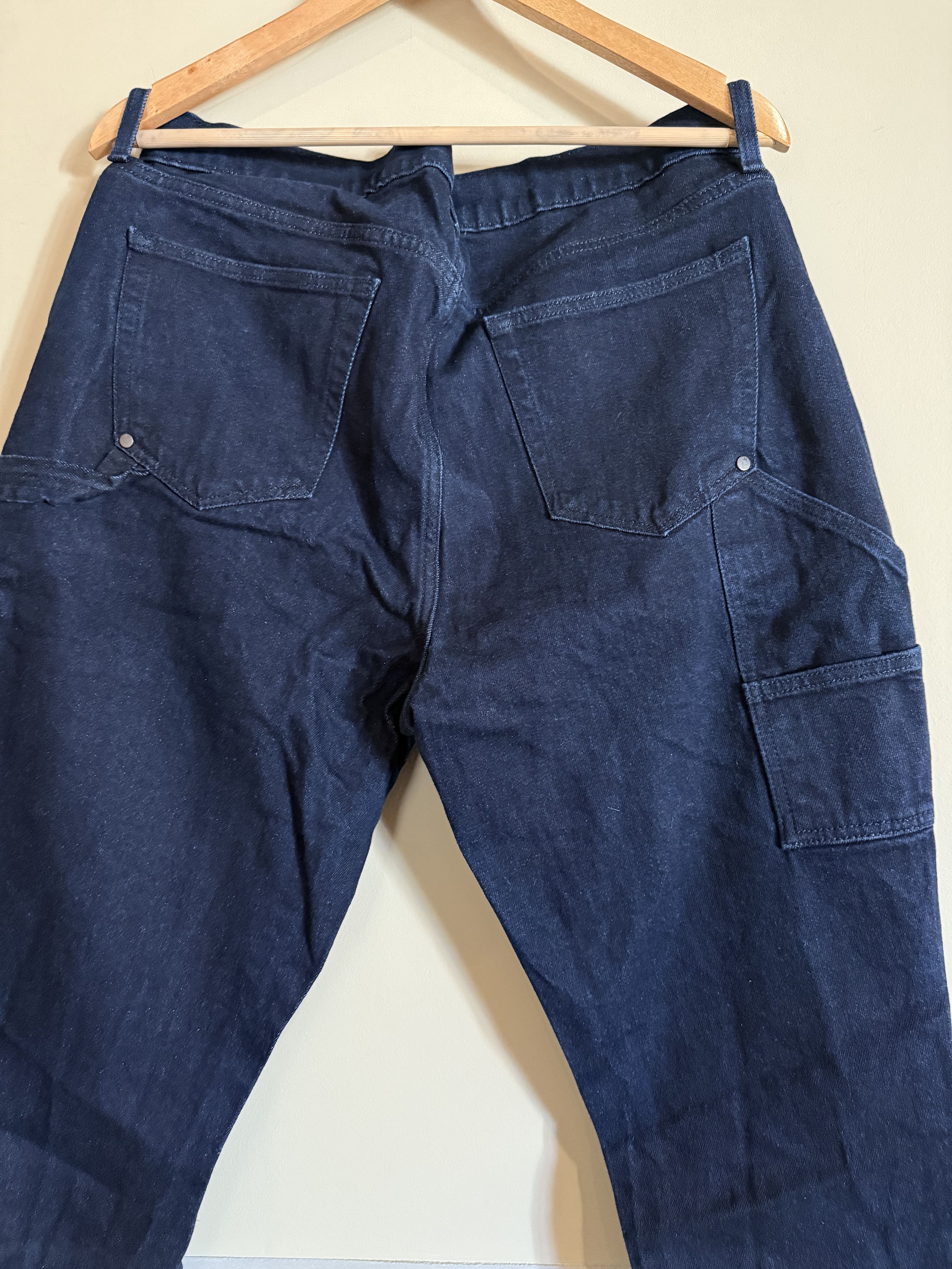 Banana Republic Banana Republic Denim Tapered Carpenter Pants, Men's 35x32 Size US 35 - 6 Thumbnail