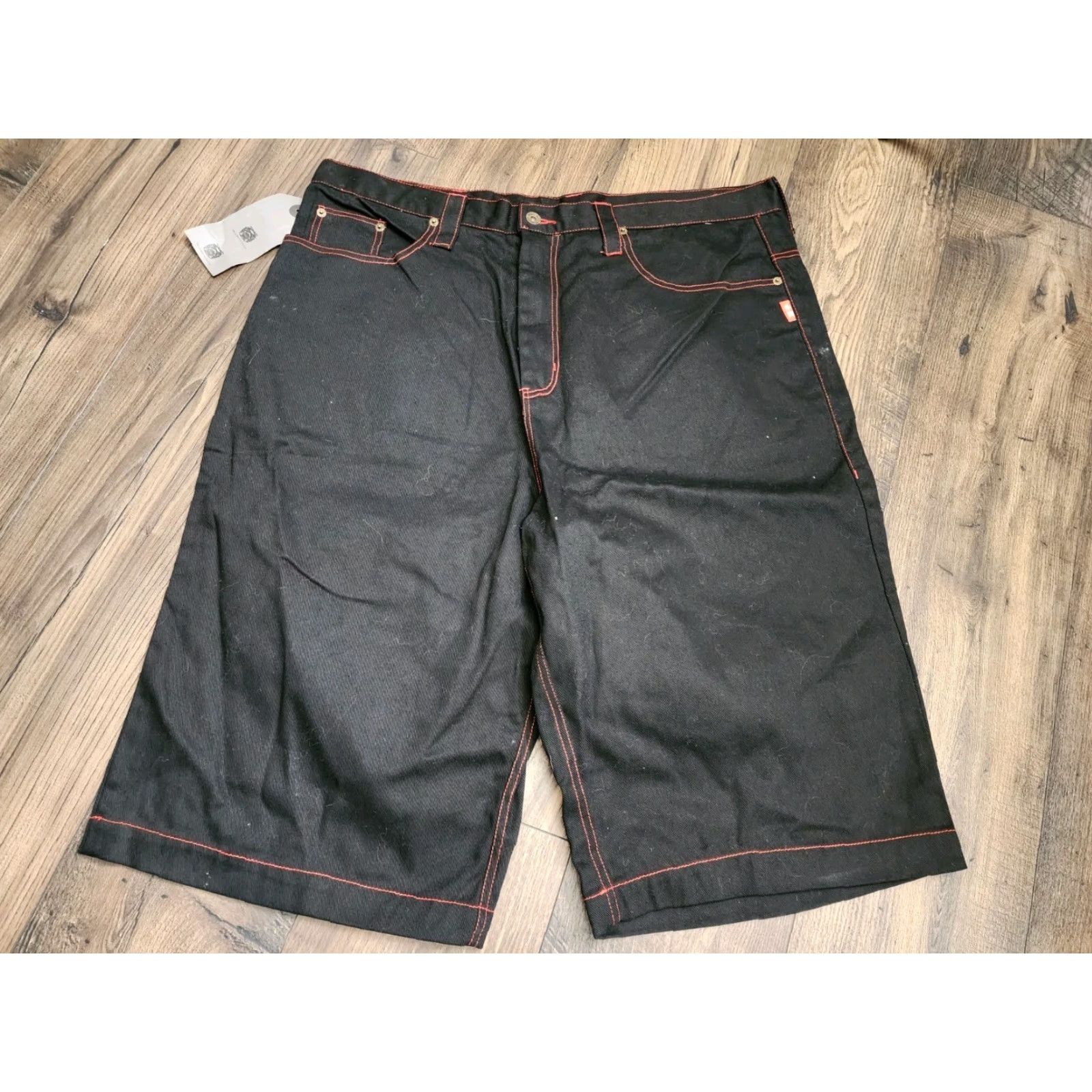 Vintage Red Monkey Company RMC Jeans 40 Black Straight Fit 90s Hip Hop Mens Size US 40 / EU 56 - 2 Thumbnail