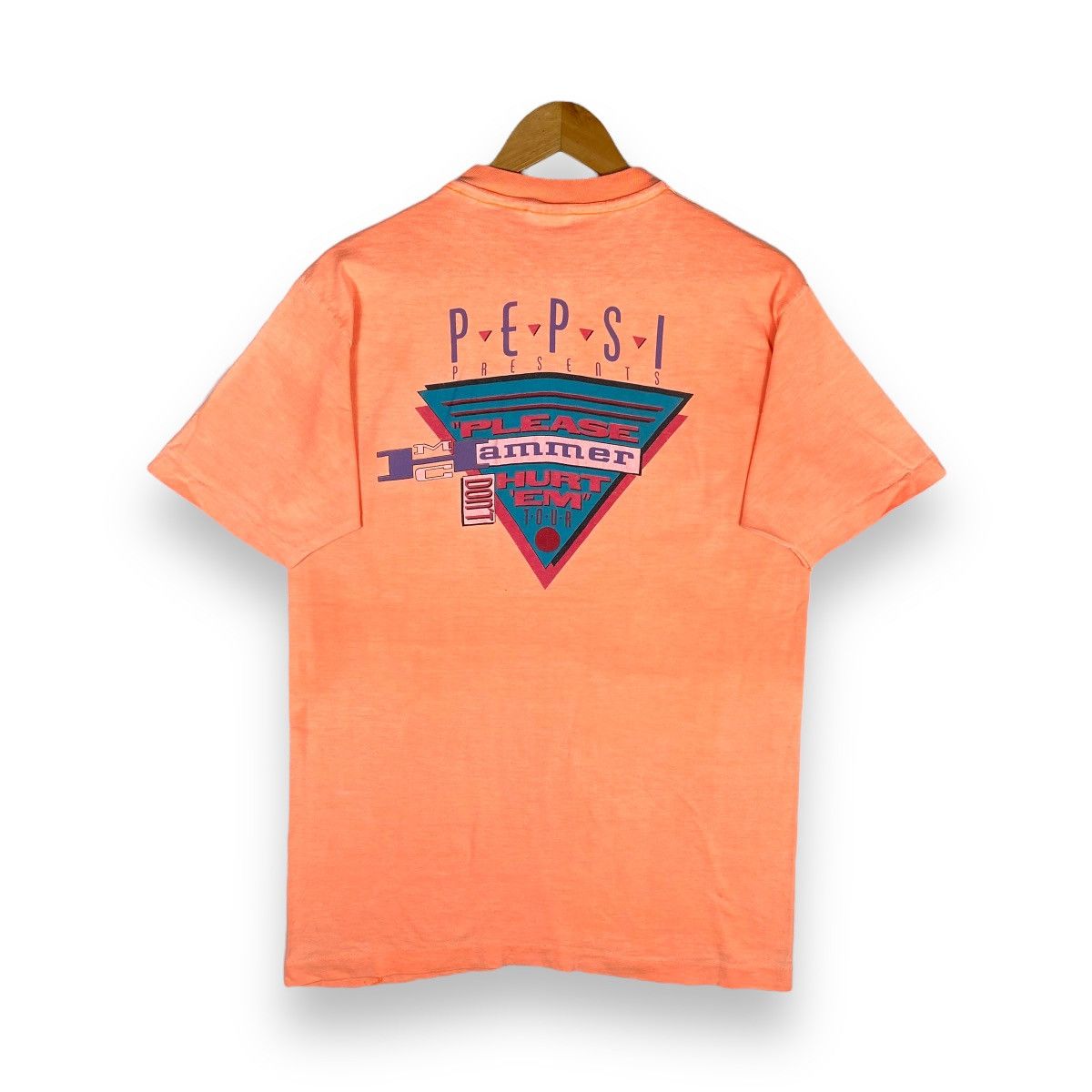 Pepsi × Rap Tees × Vintage Vintage 90's MC HAMMER Please Don't Hurt 'Em 1991 Tour Tee Size US M / EU 48-50 / 2 - 1 Thumbnail