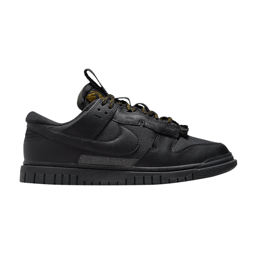 image of Nike Air Dunk Jumbo Black Gold Shoes, Men's (Size 13)