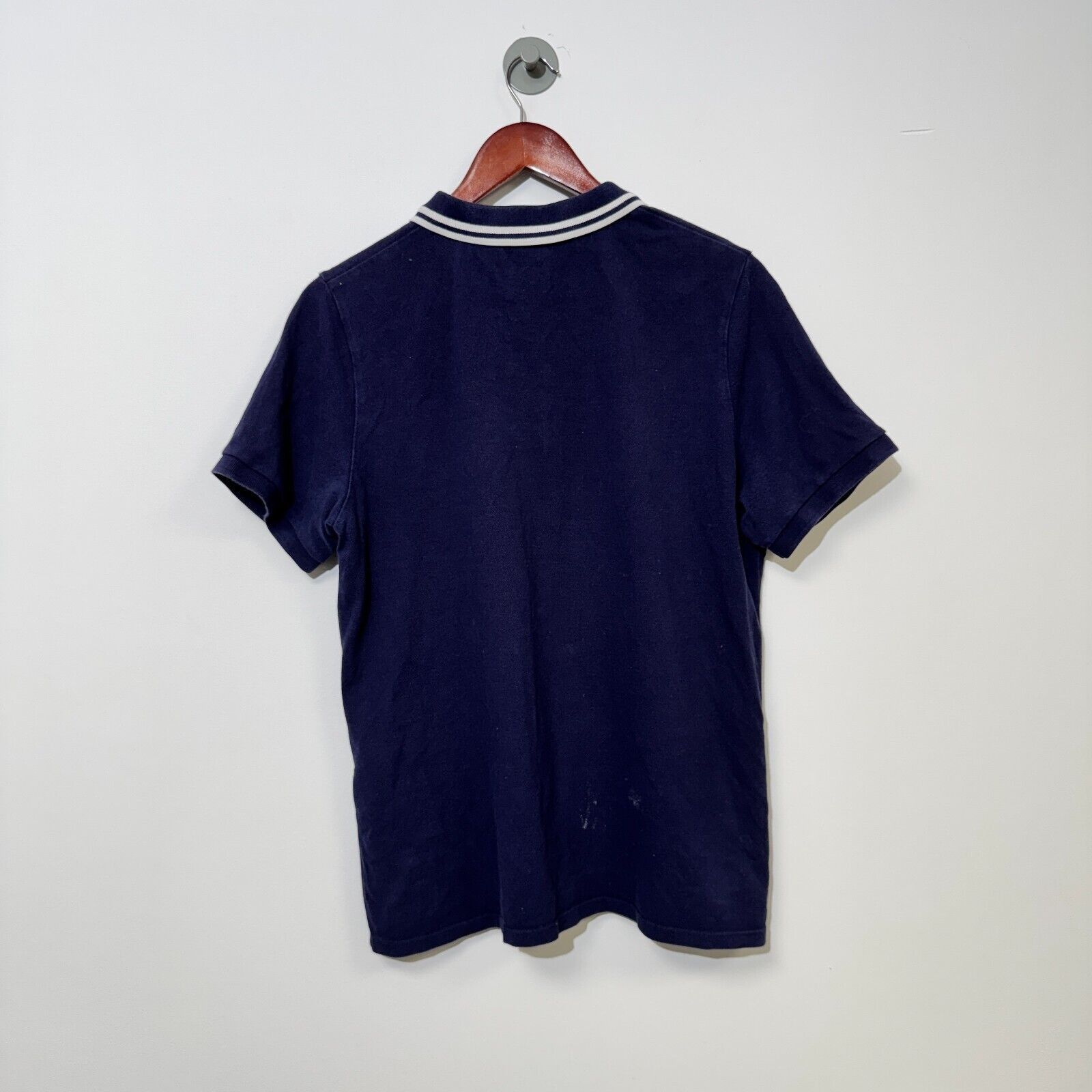 Levi's × Vintage Vintage Levis Unisex Navy Blue Cotton Polo Shirt Size L 90s Size US L / EU 52-54 / 3 - 8 Thumbnail