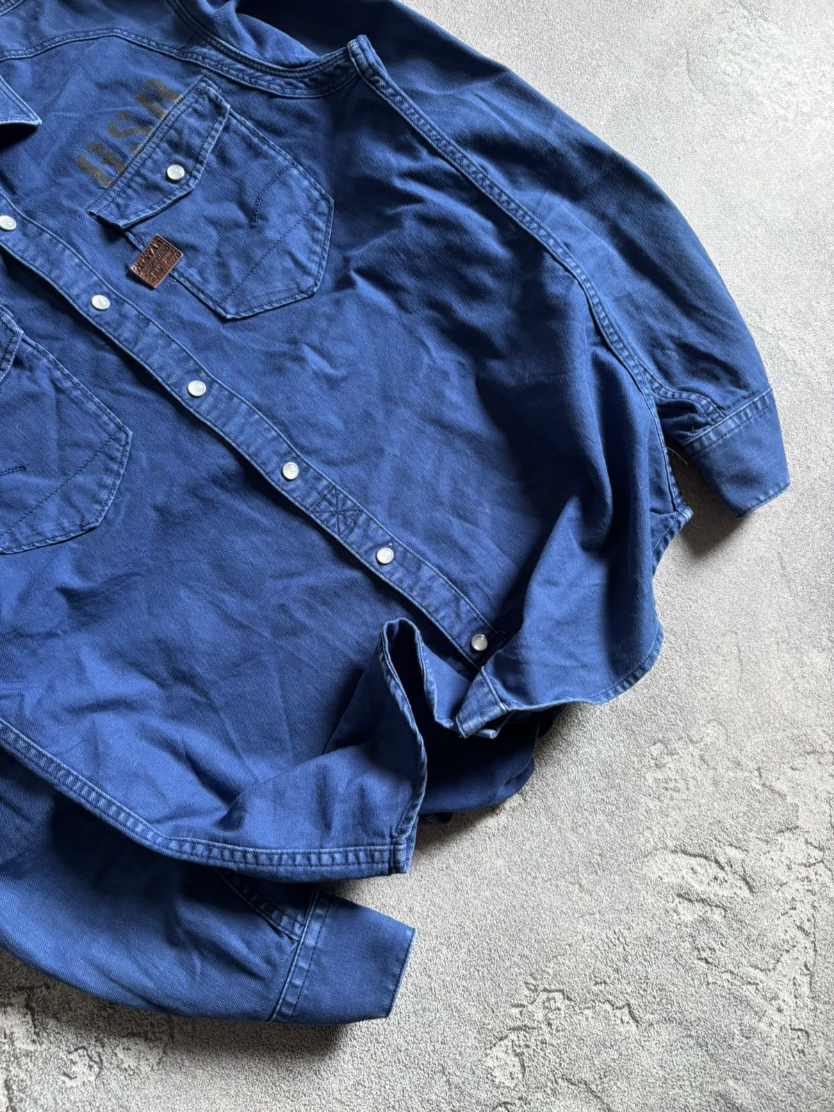 G-Star G star raw M AERO Arizona shirt button up denim overshirt Size US M / EU 48-50 / 2 - 3 Thumbnail