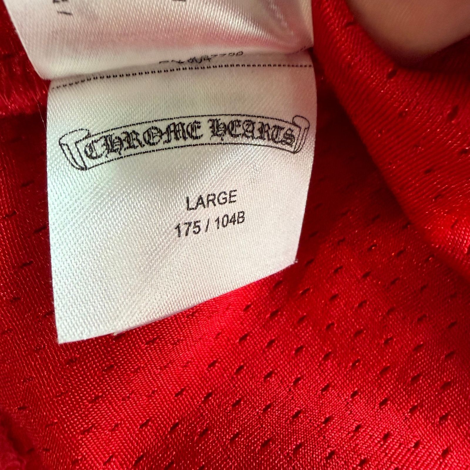 Chrome Hearts Chrome Hearts x Matty Boy Form L/S Mesh Jersey Red Size US L / EU 52-54 / 3 - 13 Thumbnail