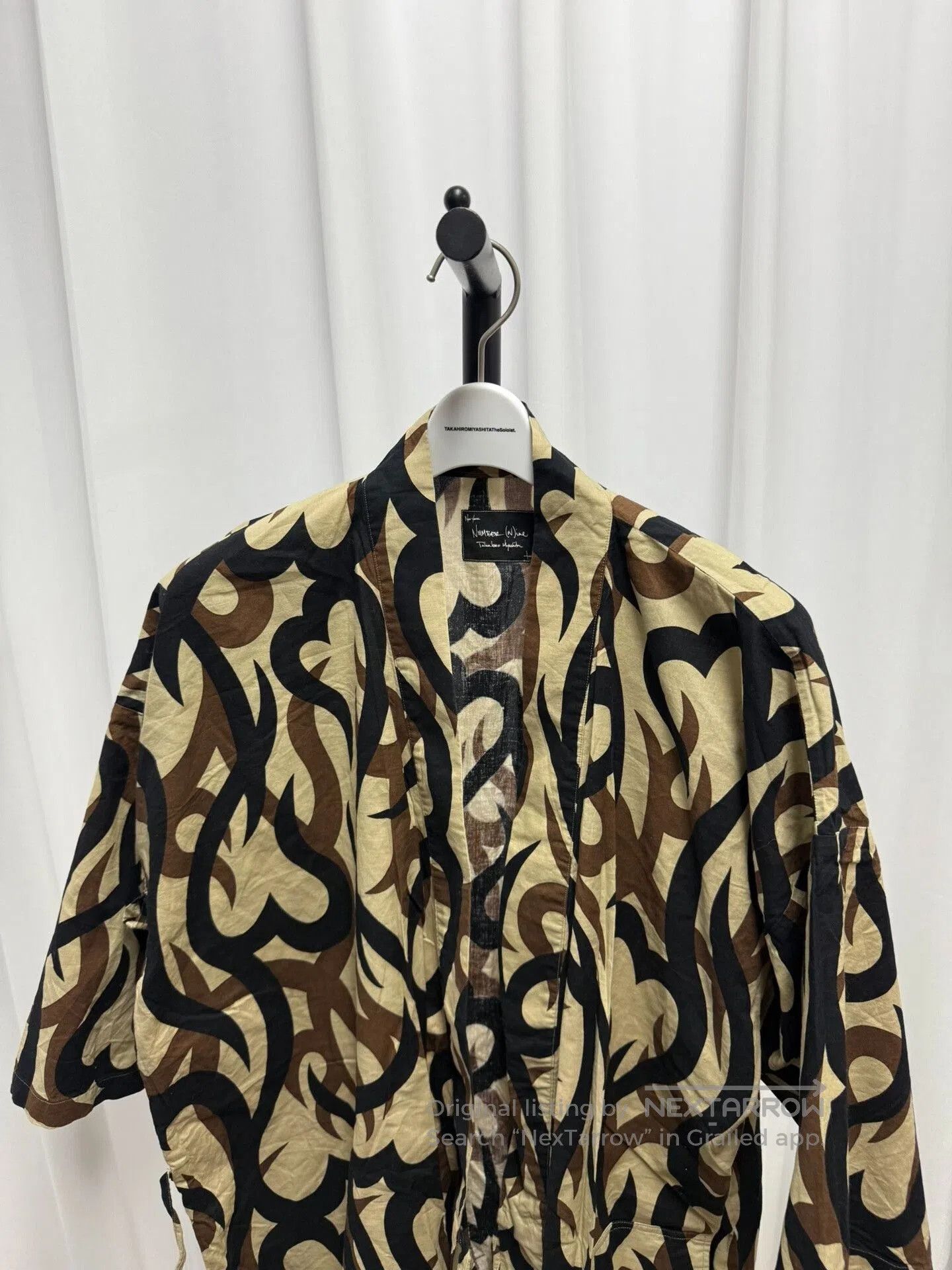 Comme des Garcons Homme Plus Number Nine Thorn Pattern Cardigan. Size US M / EU 48-50 / 2 - 5 Thumbnail