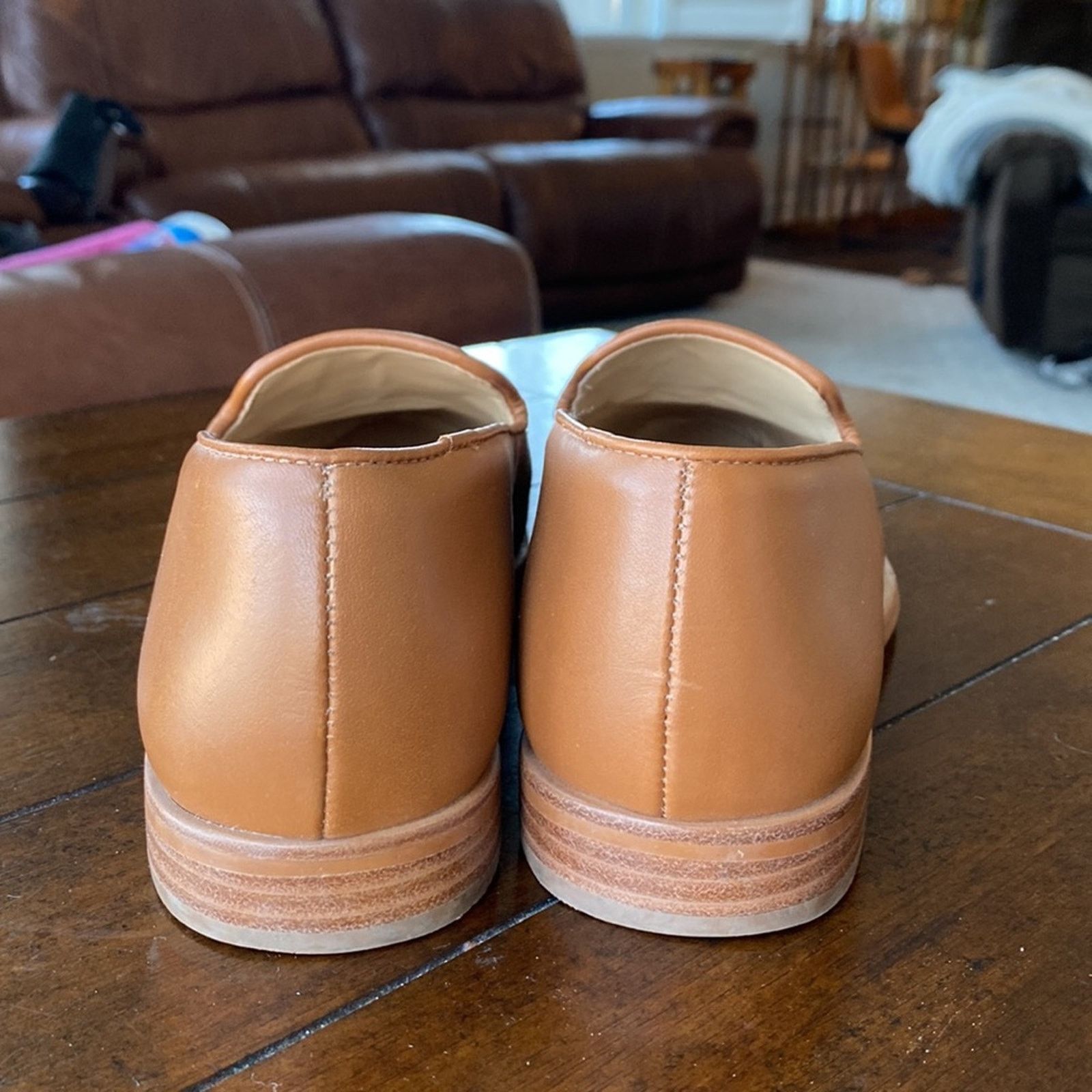 Other Talbots Leighton Chainlink Nappa Loafers Havana Tan size 8 Size US 8 / IT 38 - 6 Thumbnail