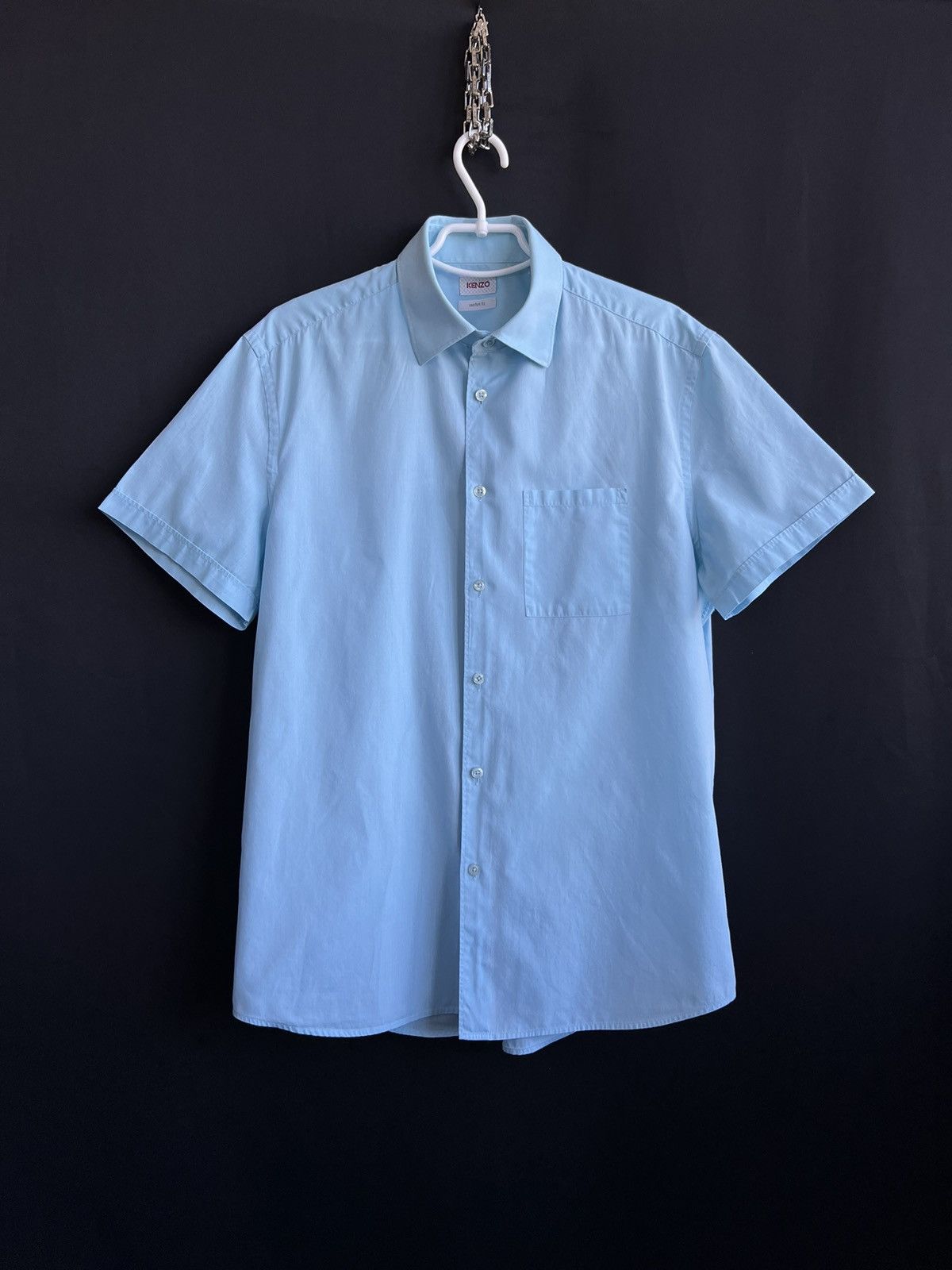 Kenzo KENZO Men’s Shirt Short Sleeve Size 42 161/2 Size US L / EU 52-54 / 3 - 1 Thumbnail