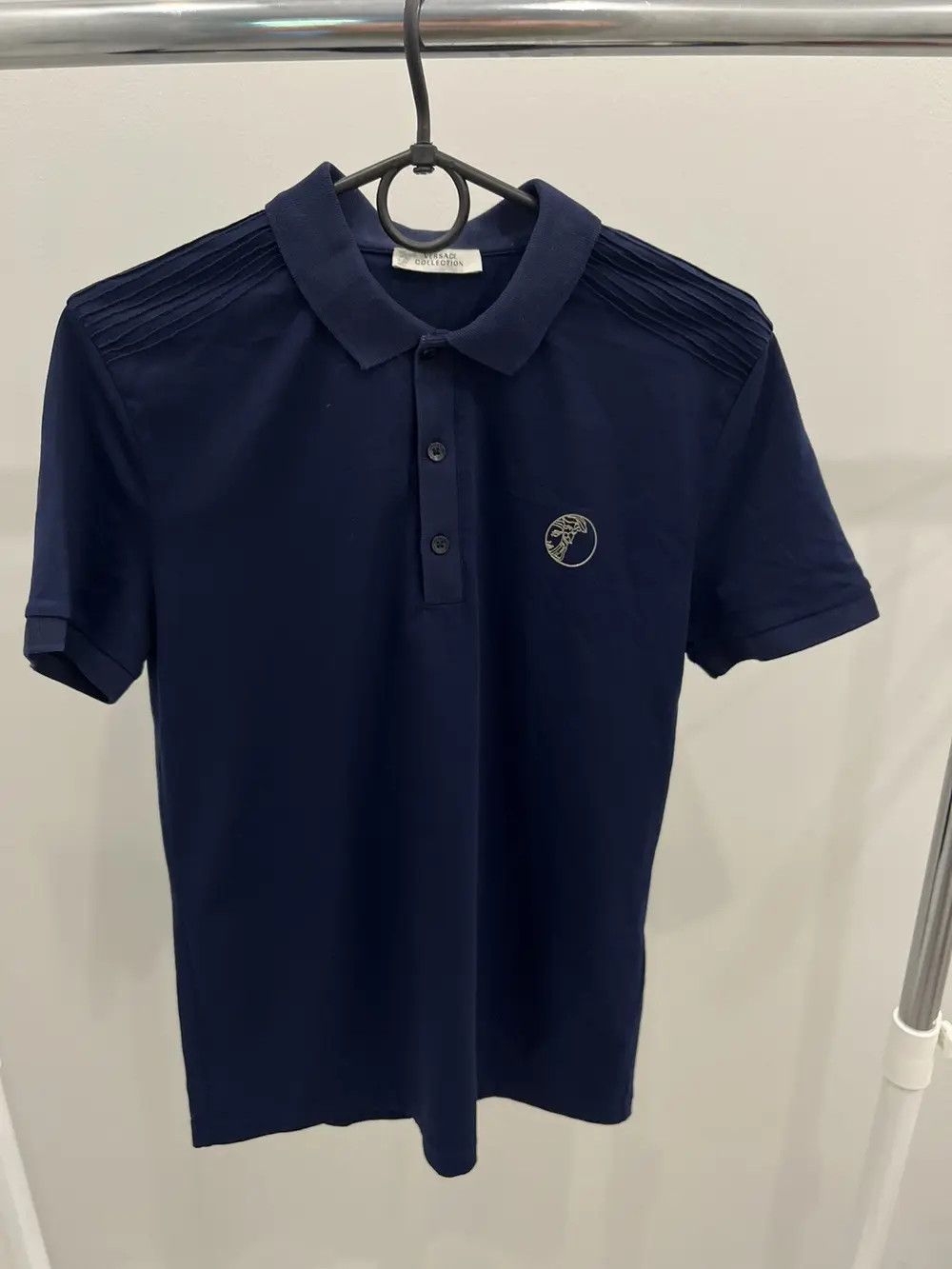 Versace Versace Collection Medusa Logo Polo Tee T-shirt Size US S / EU 44-46 / 1 - 1 Thumbnail