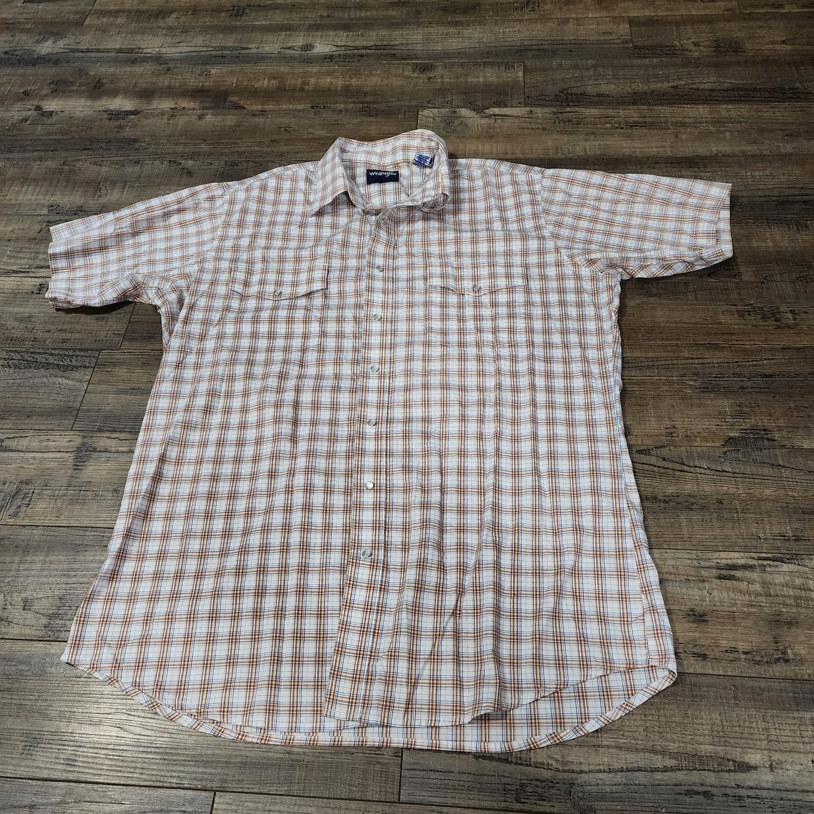 Wrangler Wrangler short sleeve pearl snap shirt XLT 2240 Size US XL / EU 56 / 4 - 1 Thumbnail