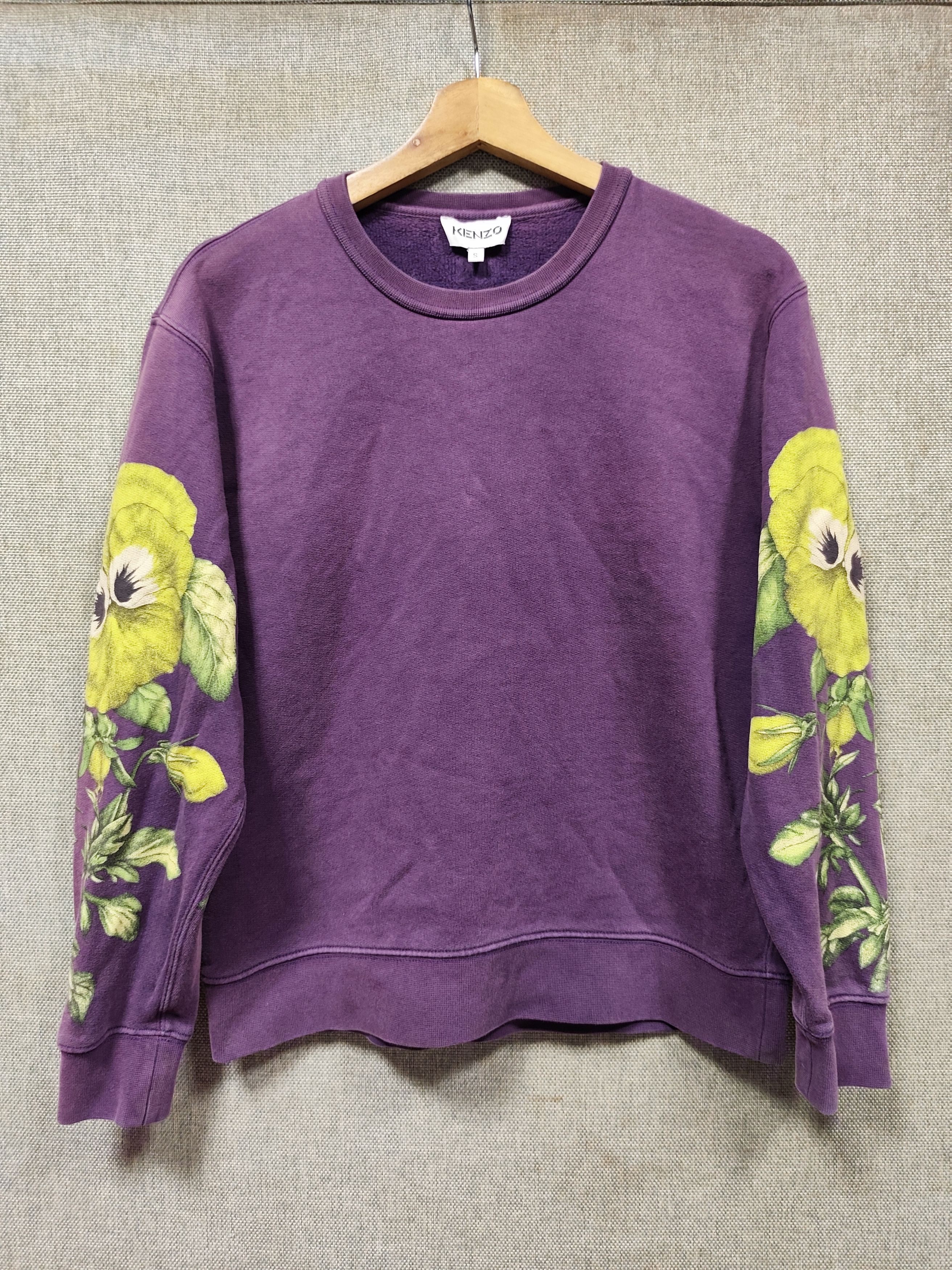 Kenzo sweatshirt kenzo flower Size US S / EU 44-46 / 1 - 1 Thumbnail