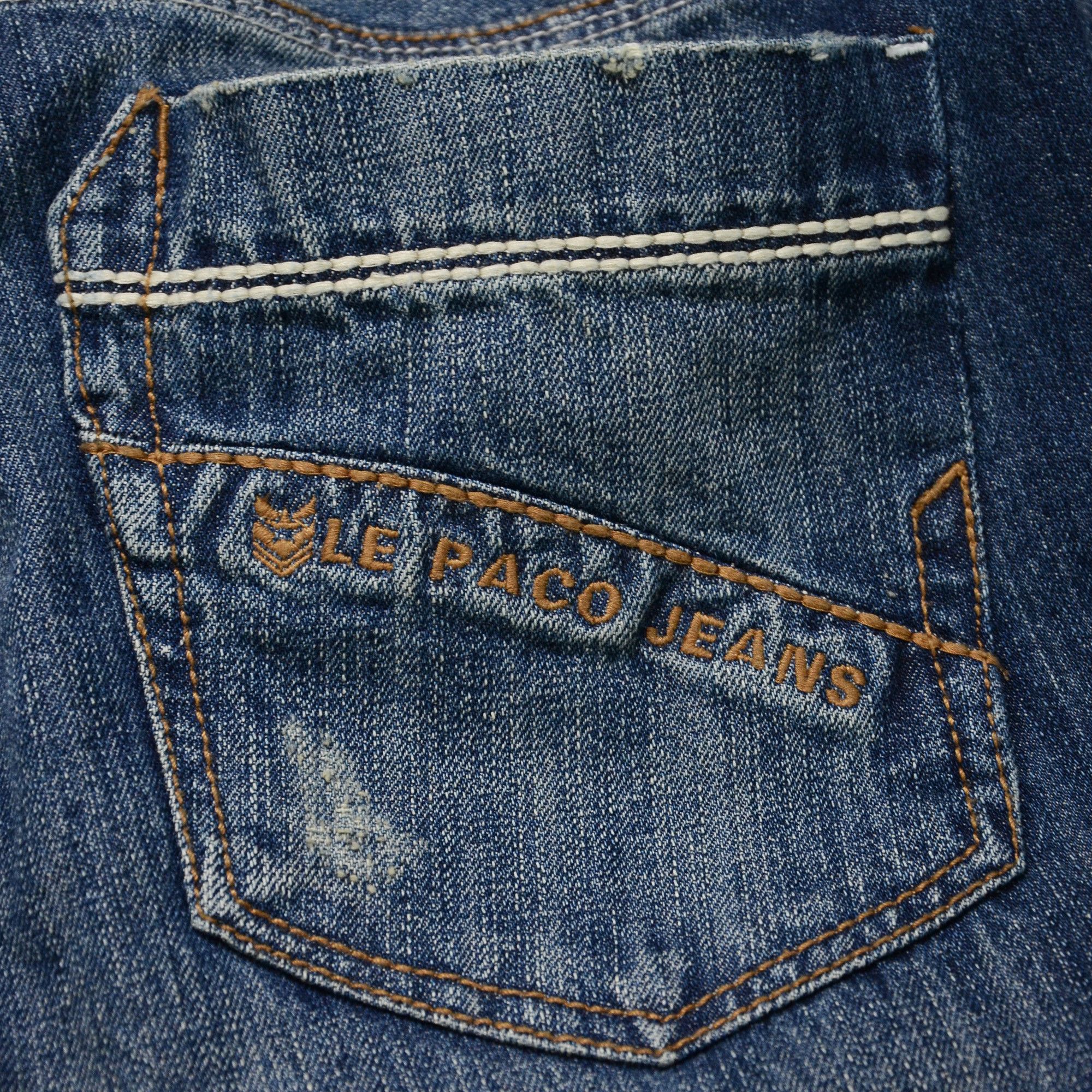 Other Le Paco Jeans Y2K New York Ripped Hiphop Streetwear Size US 32 / EU 48 - 10 Thumbnail