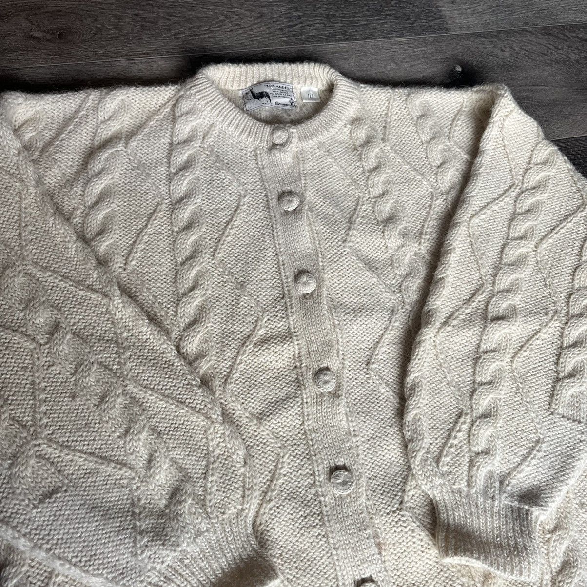 Vintage Vintage Los Andes Alpaca Wool Rope Handicraft Button Sweater Size US L / EU 52-54 / 3 - 3 Thumbnail