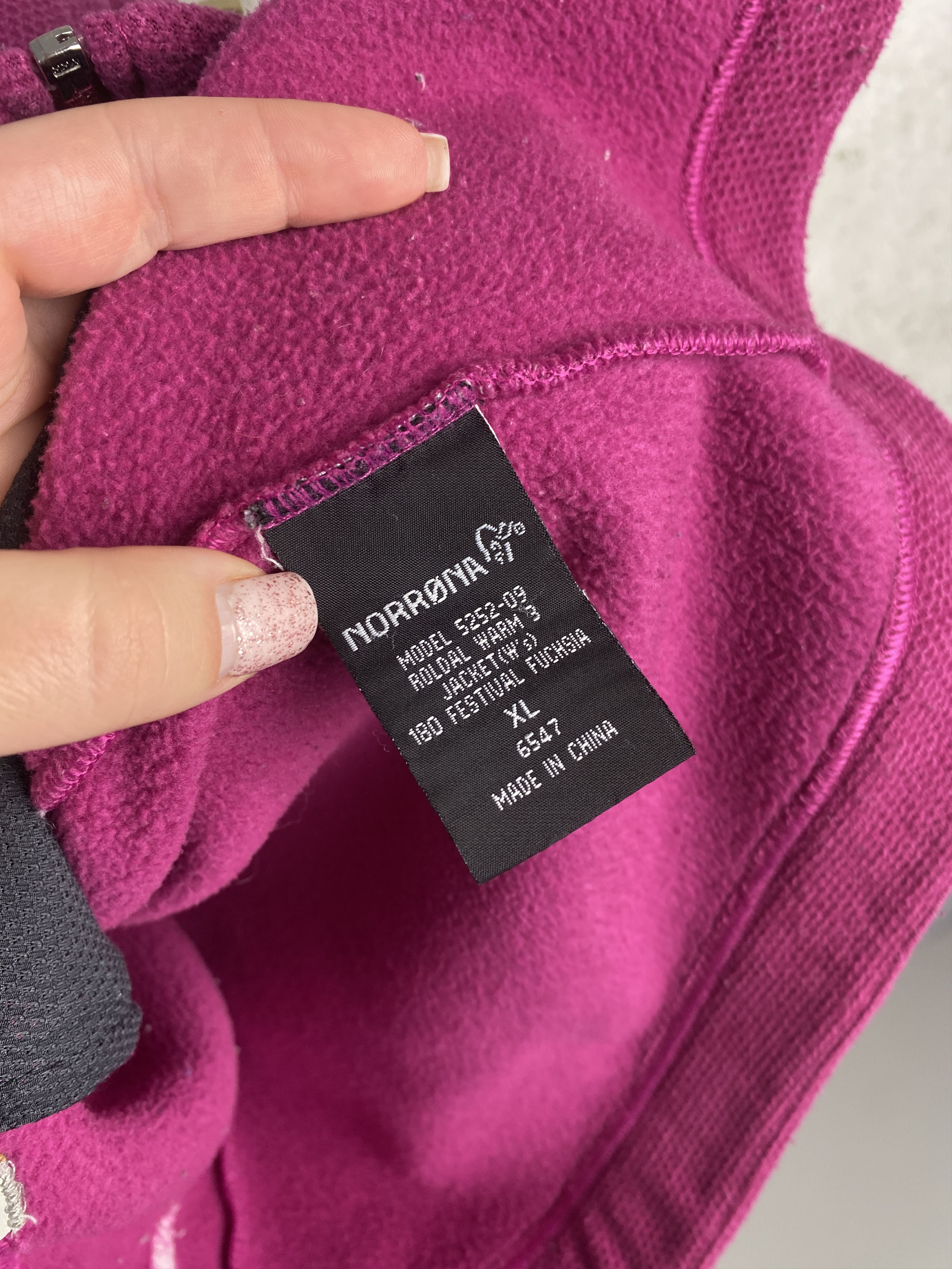 Norrona Norrona Roldal Warm Jacket zip-up fleece sweatshirt Size XL / US 12-14 / IT 48-50 - 4 Thumbnail