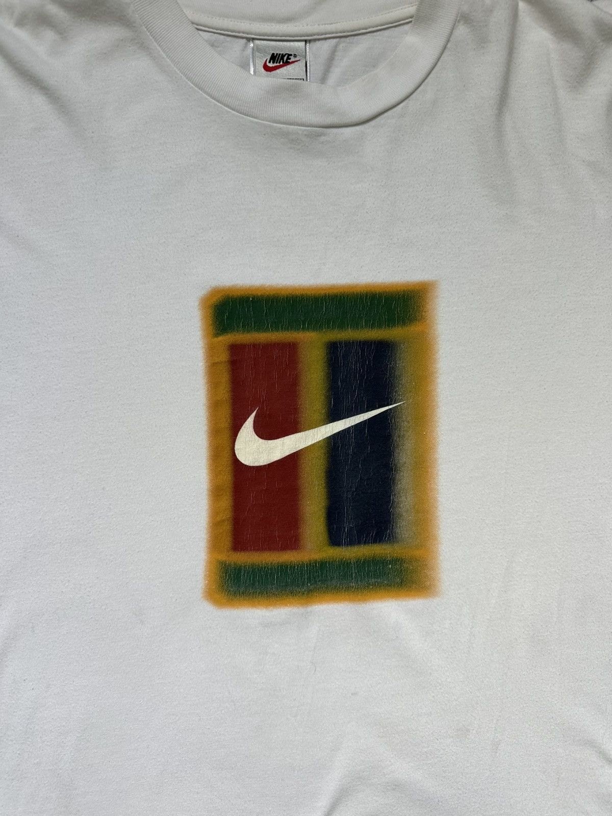 Nike Vintage Nike T-shirt Court Big Logo Size US XL / EU 56 / 4 - 7 Thumbnail