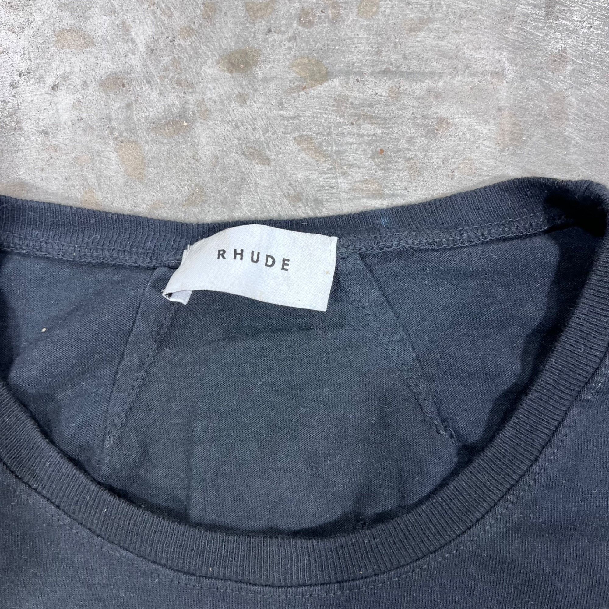 Rhude NEW RHUDE LASSO BLACK TEE SZ MEDIUM Size US M / EU 48-50 / 2 - 6 Thumbnail