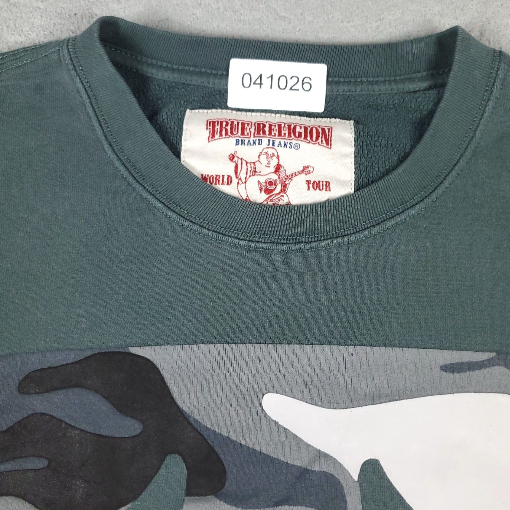 True Religion True Religion Sweatshirt Mens Small Blue Pullover Casual Logo Mock Neck Size US S / EU 44-46 / 1 - 3 Thumbnail