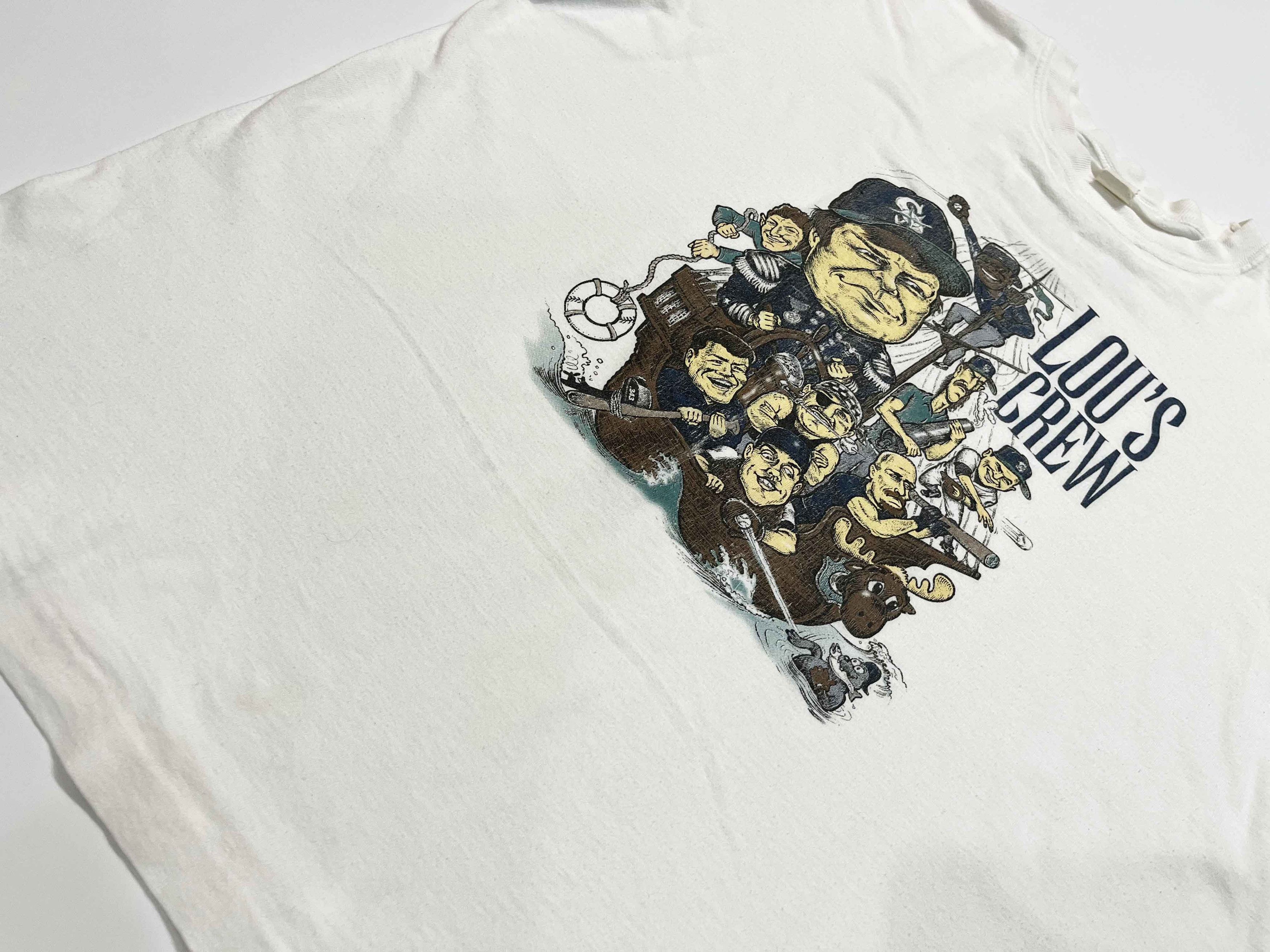 Vintage Vintage MLB Seattle Mariners Lou's Crew Baseball T-Shirt Size US L / EU 52-54 / 3 - 6 Thumbnail