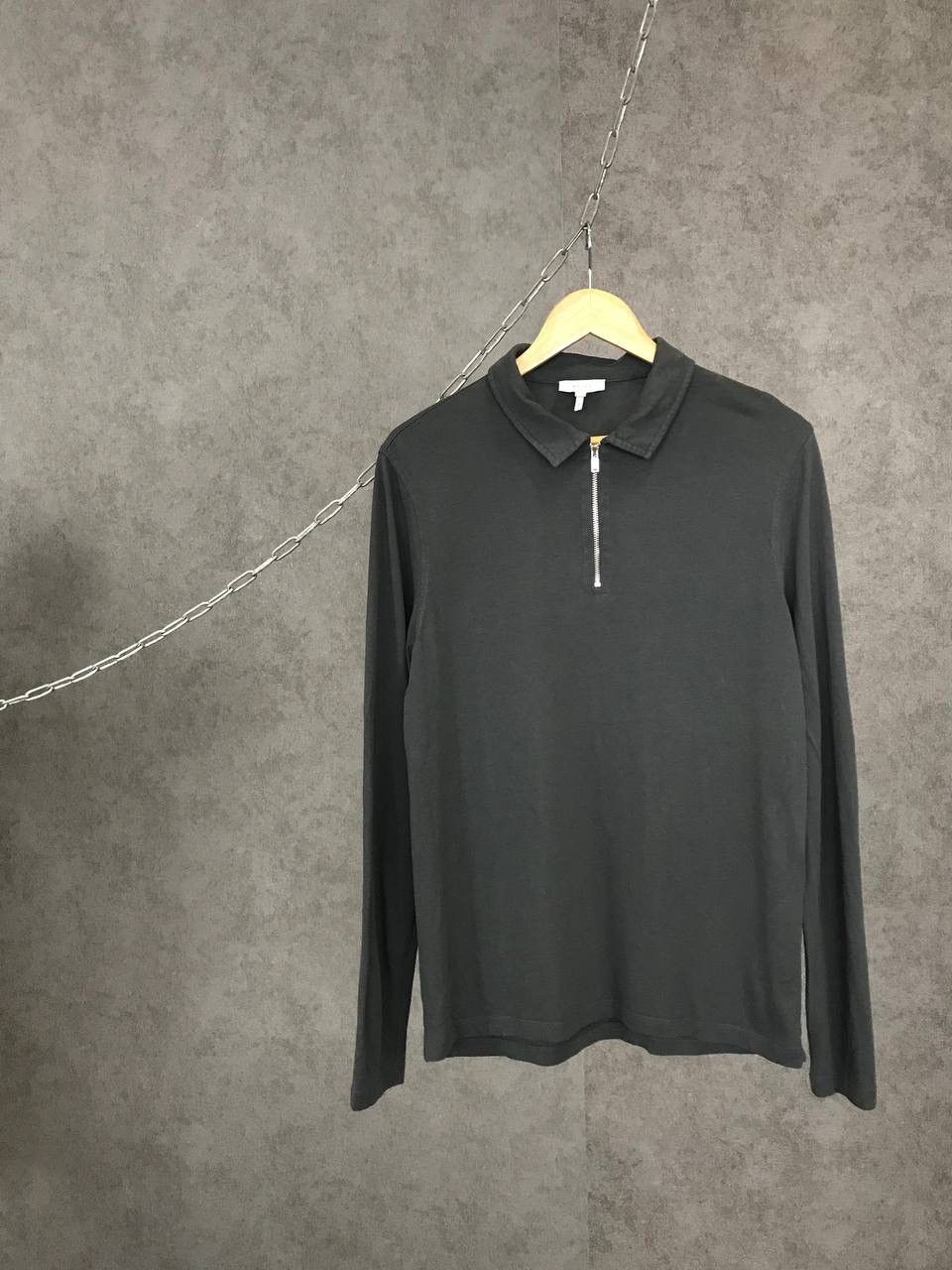 Reiss Reiss designer 1/3 zip polo longsleeve Size US M / EU 48-50 / 2 - 1 Thumbnail