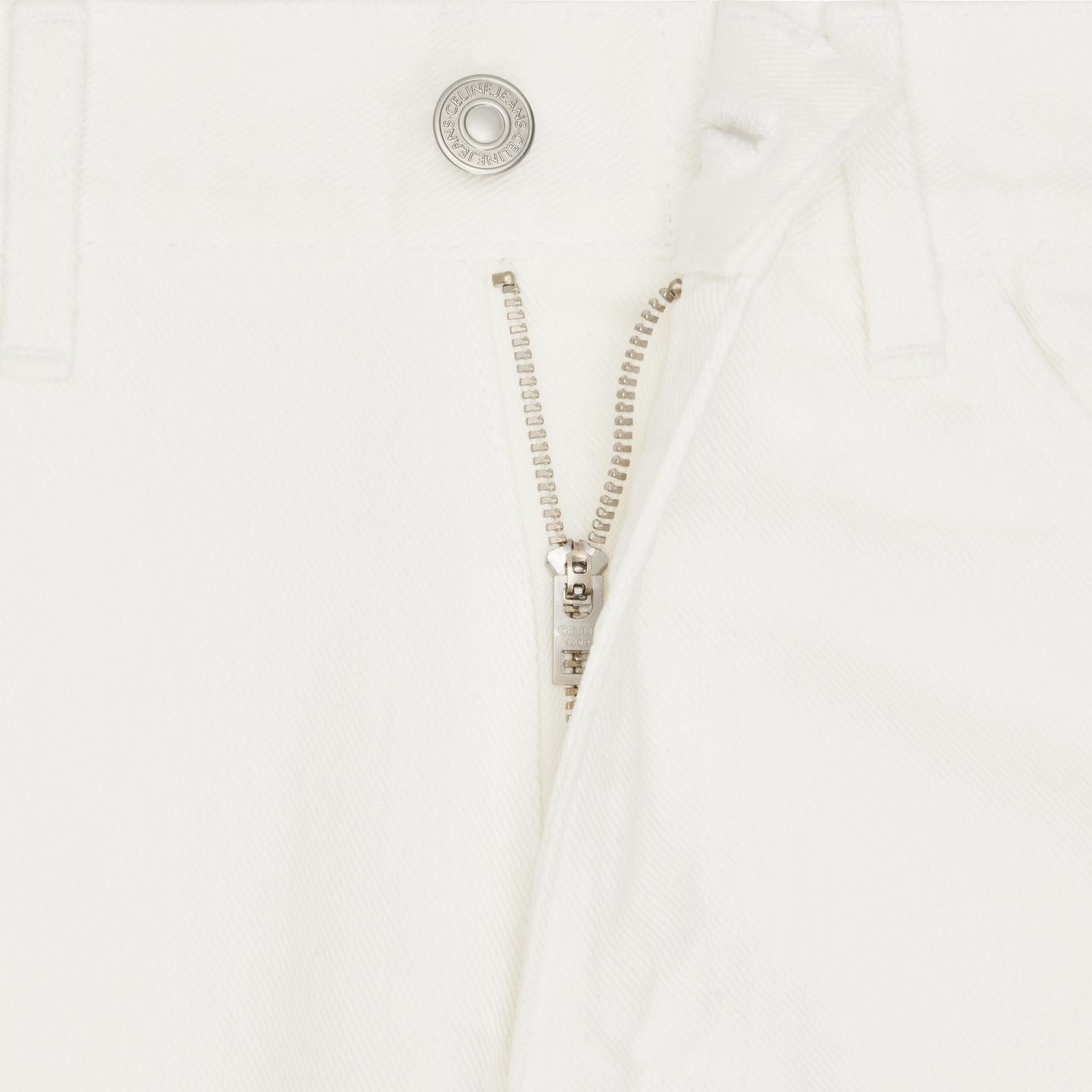 Celine o1bcso1str0824 Dylan Flared Jeans in White Size US 26 / EU 42 - 4 Thumbnail