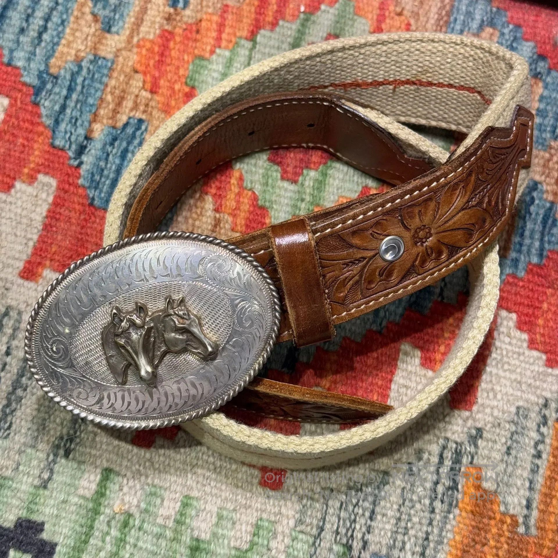 RRL Ralph Lauren Ralph Lauren Horse Head Buckle Belt. Size ONE SIZE - 2 Thumbnail