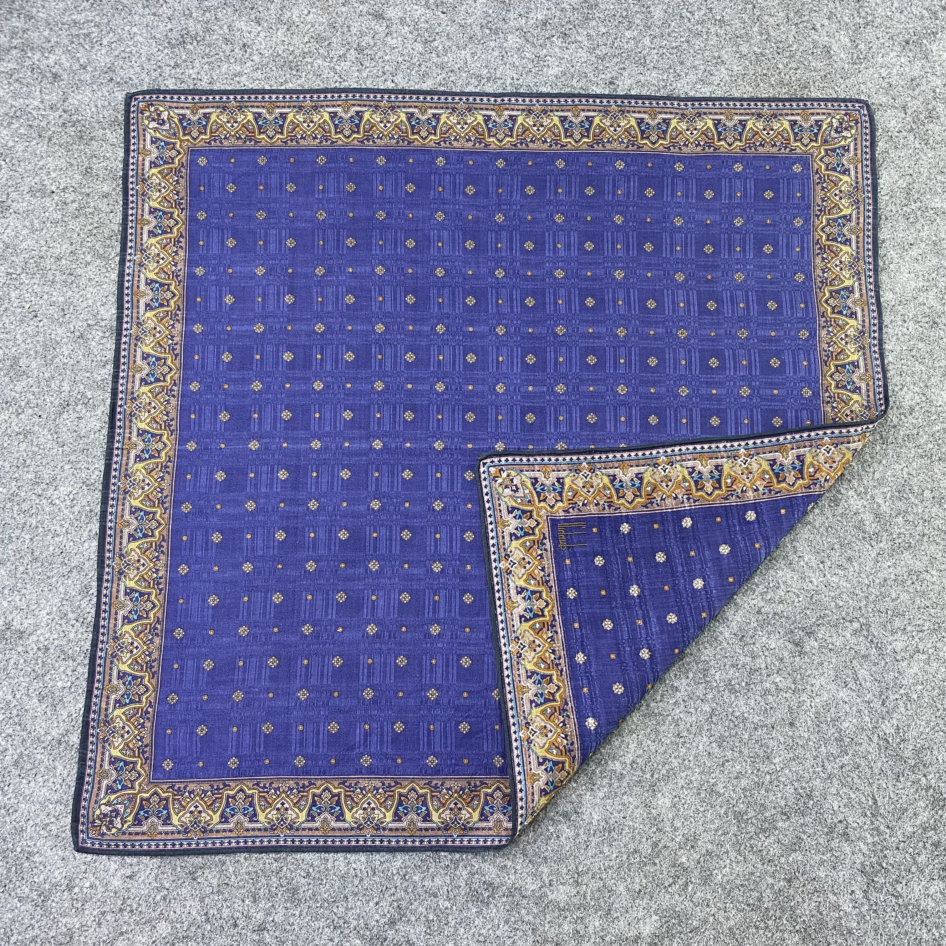 Alfred Dunhill Dunhill Handkerchief Neckerchief Bandana-B1653 Size ONE SIZE - 5 Thumbnail