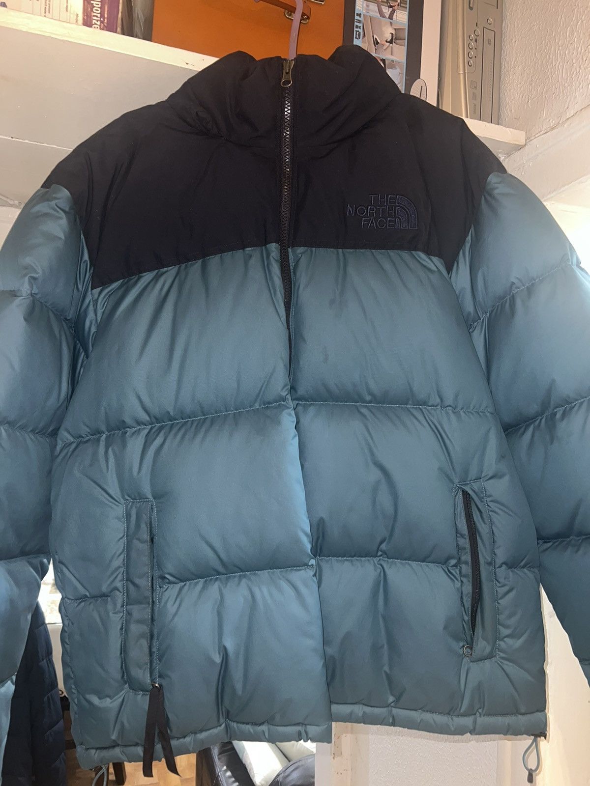 image of The North Face Jacket in Teal, Men's (Size Large)