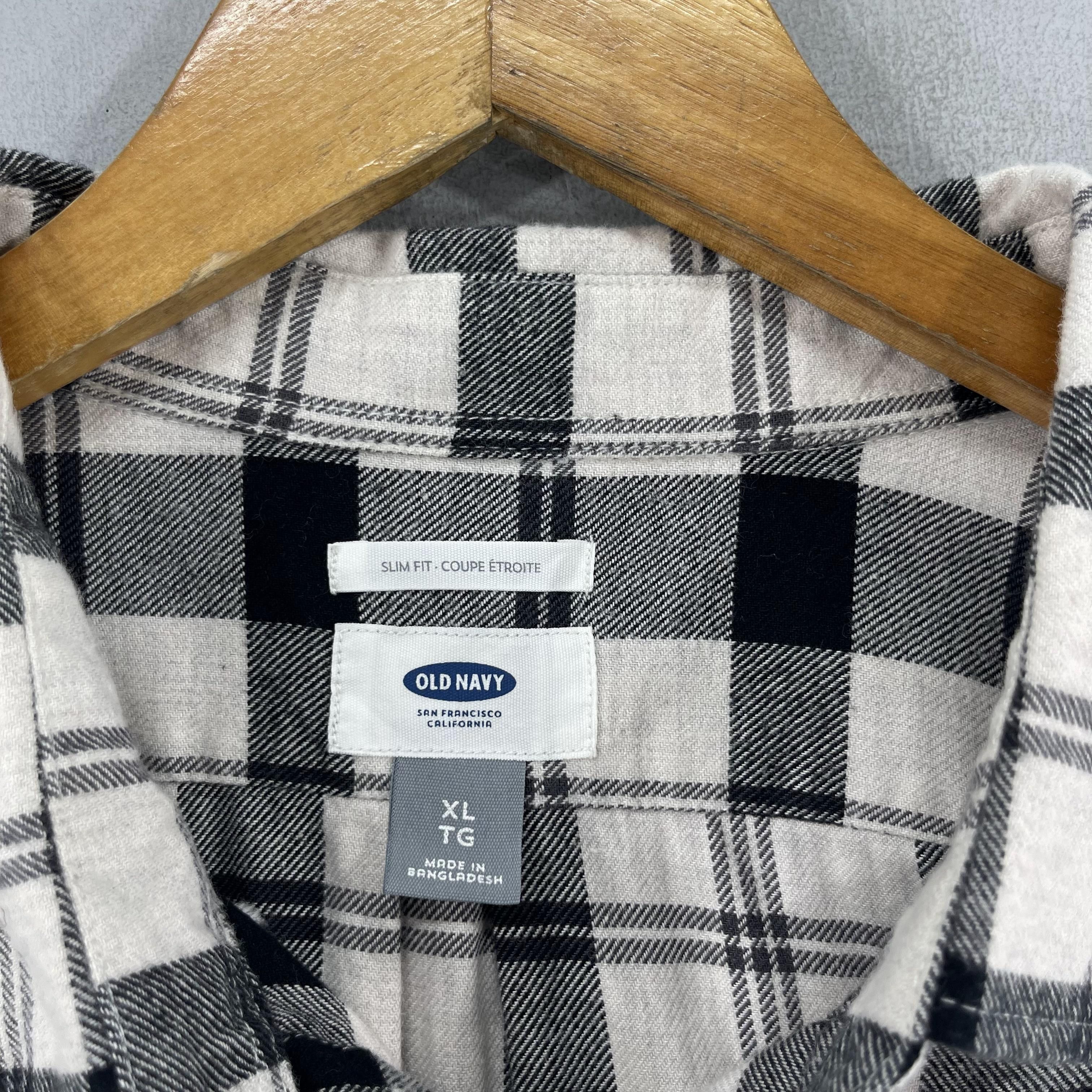 Flannel × Japanese Brand Vintage Old Navy Plaid Checkered Multi Flannel Button Up Size US XL / EU 56 / 4 - 5 Thumbnail