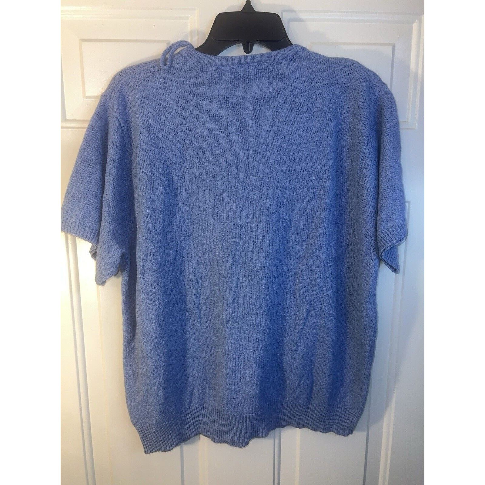 & Other Stories Tan Jay Acrylic Sweater Shirt Women’s Large Embroidered Size L / US 10 / IT 46 - 3 Thumbnail