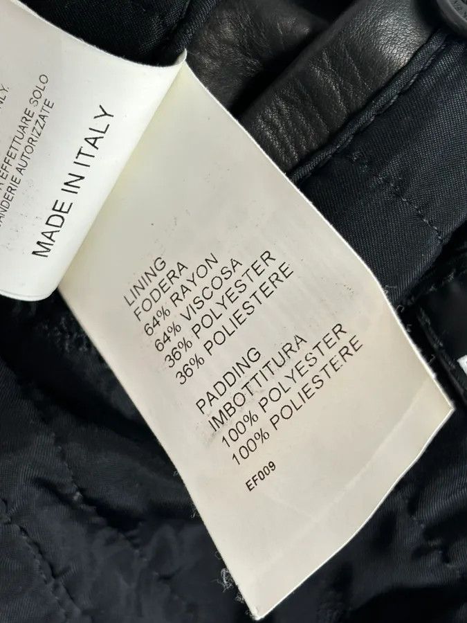Dirk Bikkembergs AW2008 Dirk Bikkembergs Black Leather Contrast Block Jacket Size US M / EU 48-50 / 2 - 14 Thumbnail