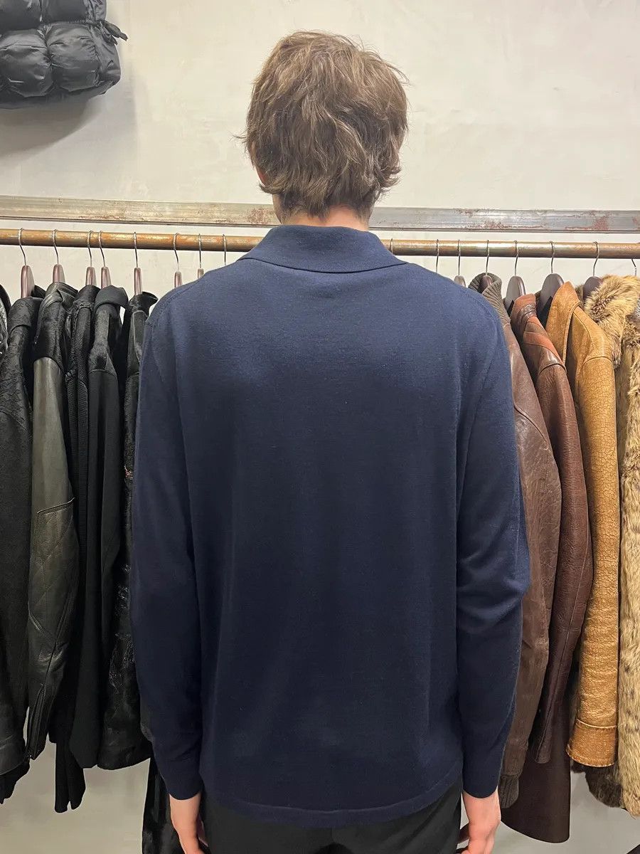 Acne Studios Acne Studios Navy Wool Polo Sweater Size US M / EU 48-50 / 2 - 3 Thumbnail