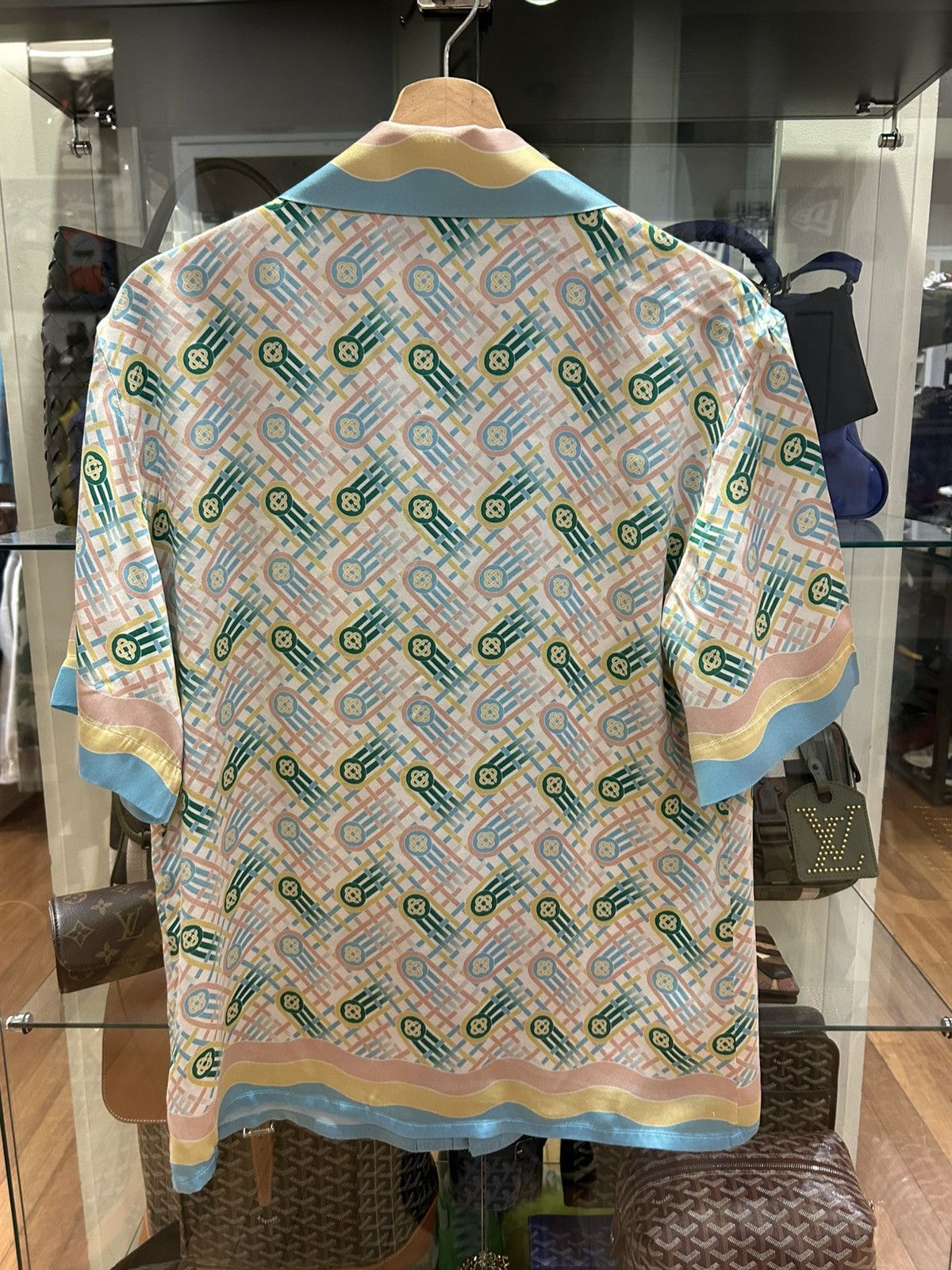 Casablanca Casablanca Ping Pong Silk Button Up Shirt Size US XS / EU 42 / 0 - 2 Thumbnail