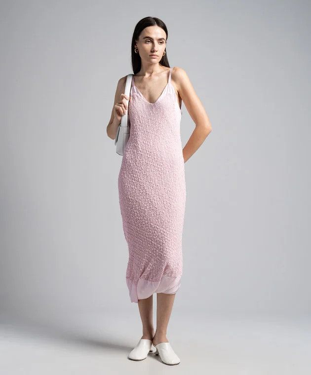 Jil Sander o1mt1gz0625 Dress in Pink Size XL / US 12-14 / IT 48-50 - 2 Thumbnail