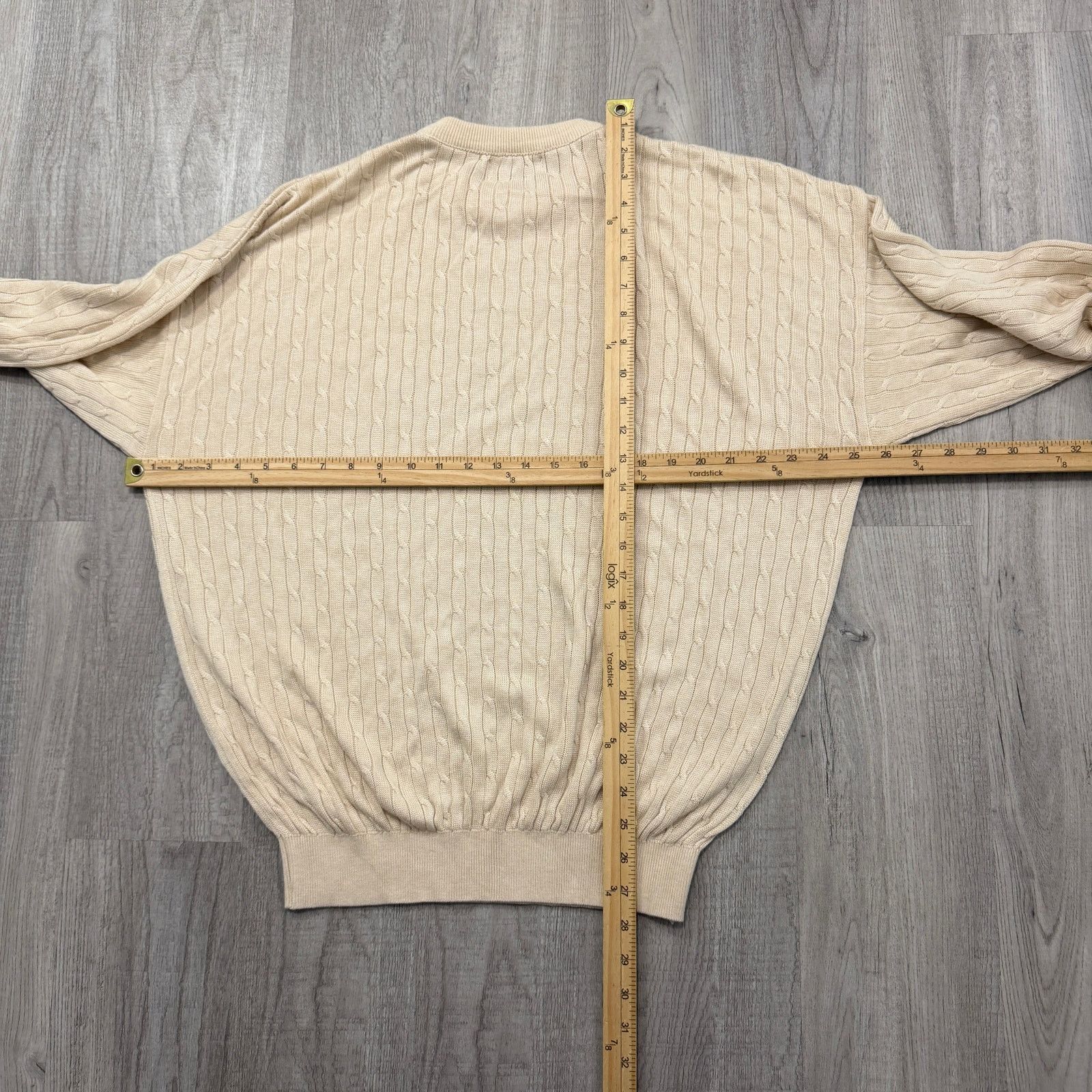 Vintage Vintage Tricots St. Raphael Sweater Large Cream Crewneck Size US L / EU 52-54 / 3 - 7 Thumbnail