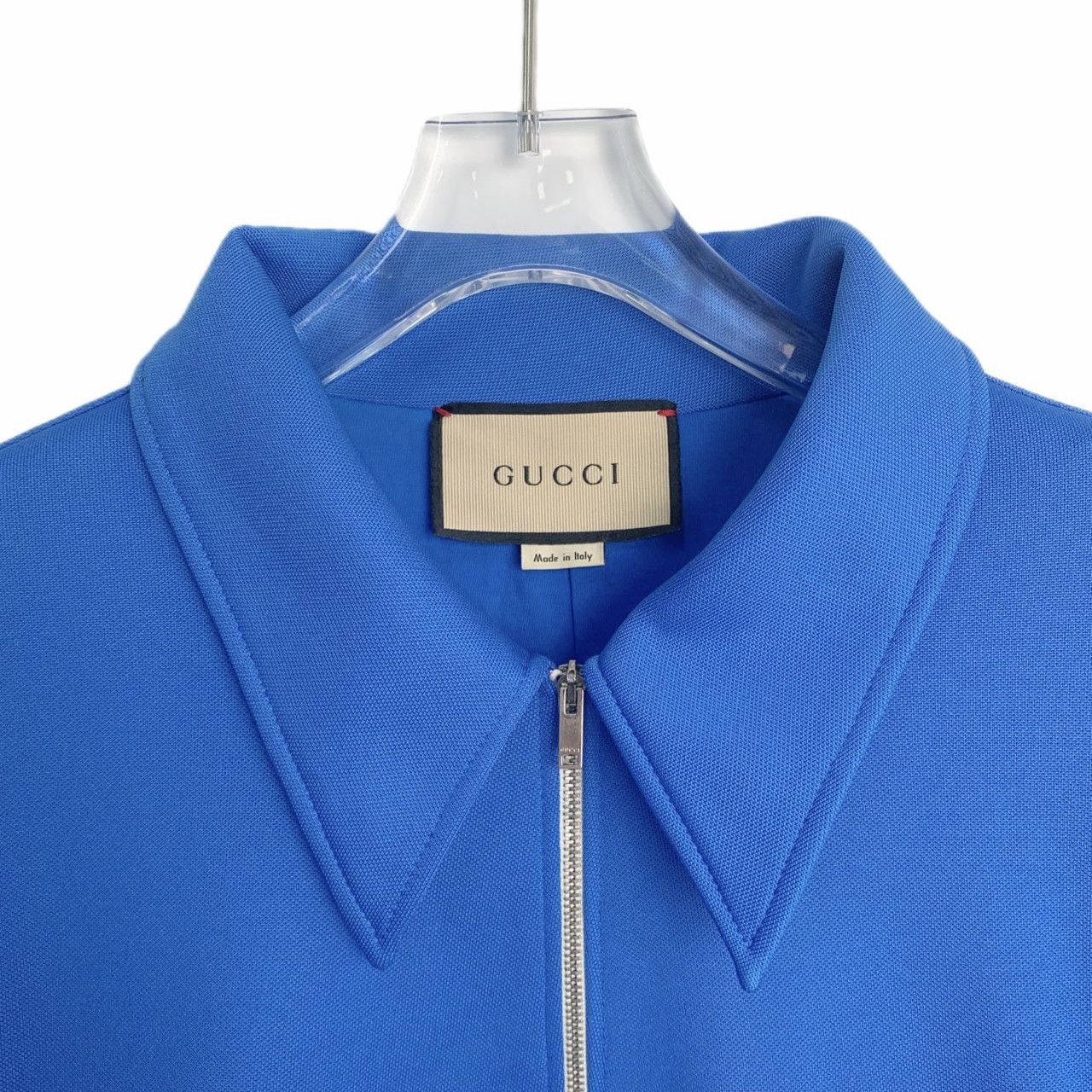 Gucci Gucci Logo Embroidered Zip Jacket Blue (XXL) Size US XXL / EU 58 / 5 - 4 Thumbnail